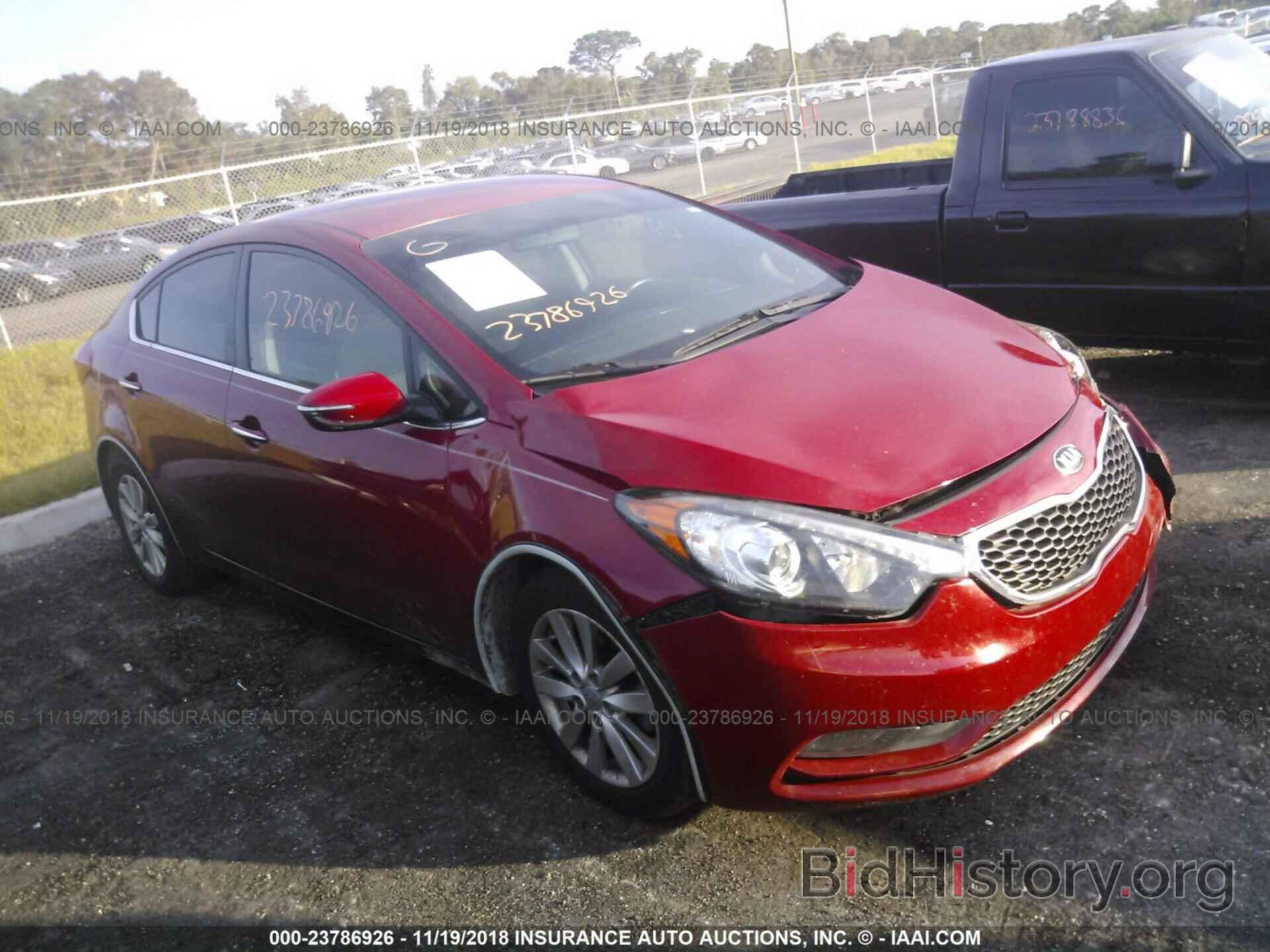 Photo KNAFX4A82E5086694 - KIA FORTE 2014