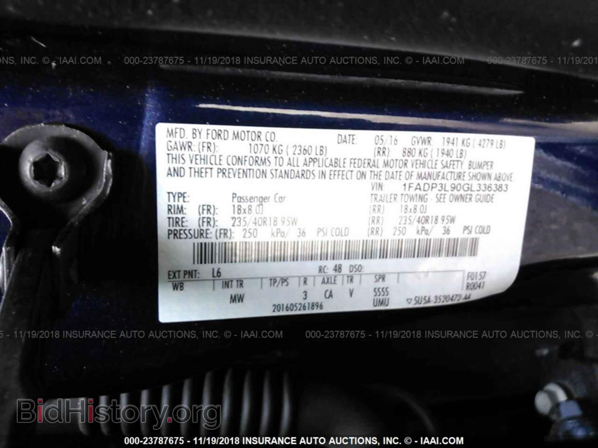 2016 FORD FOCUS - VIN: 1FADP3L90GL336383 - Photo 9