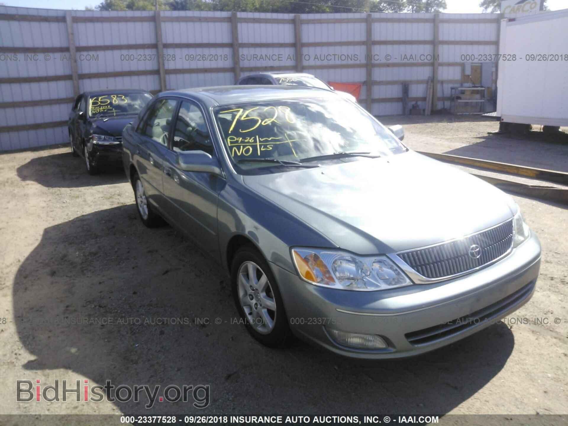 Photo 4T1BF28B92U263992 - TOYOTA AVALON 2002