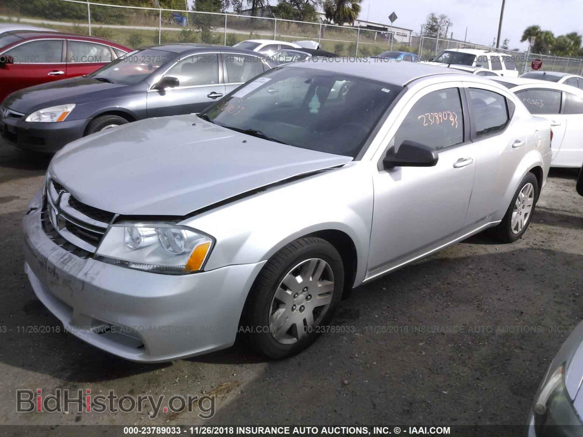 2011 DODGE AVENGER - VIN: 1B3BD4FB4BN534252 - Фото 2