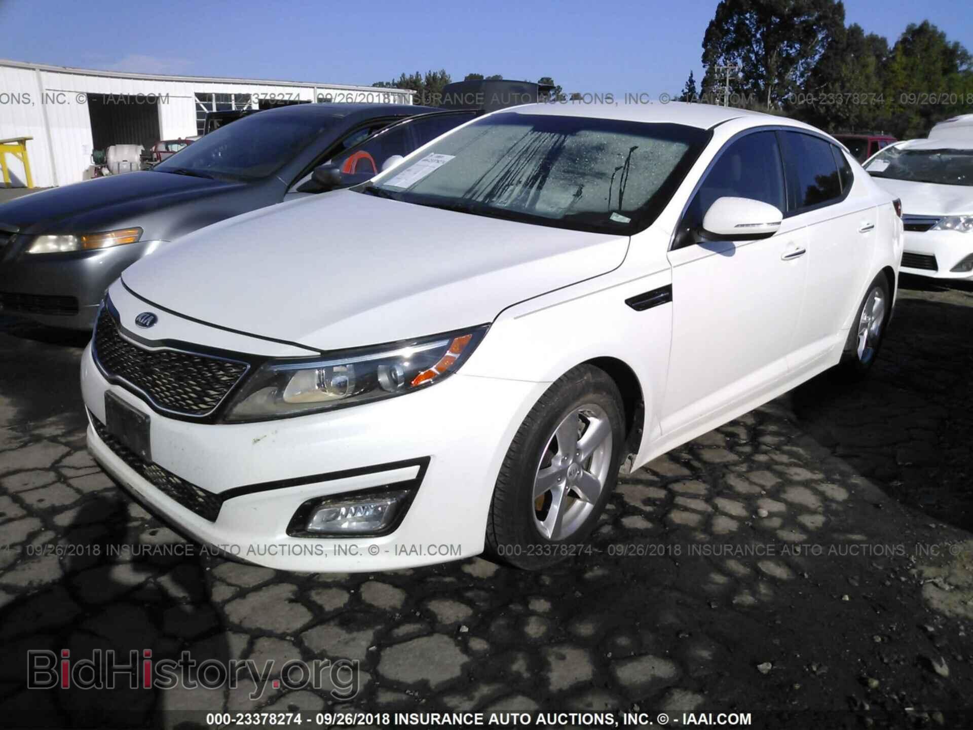 2015 KIA OPTIMA - VIN: KNAGM4A75F5592364 - Photo 2