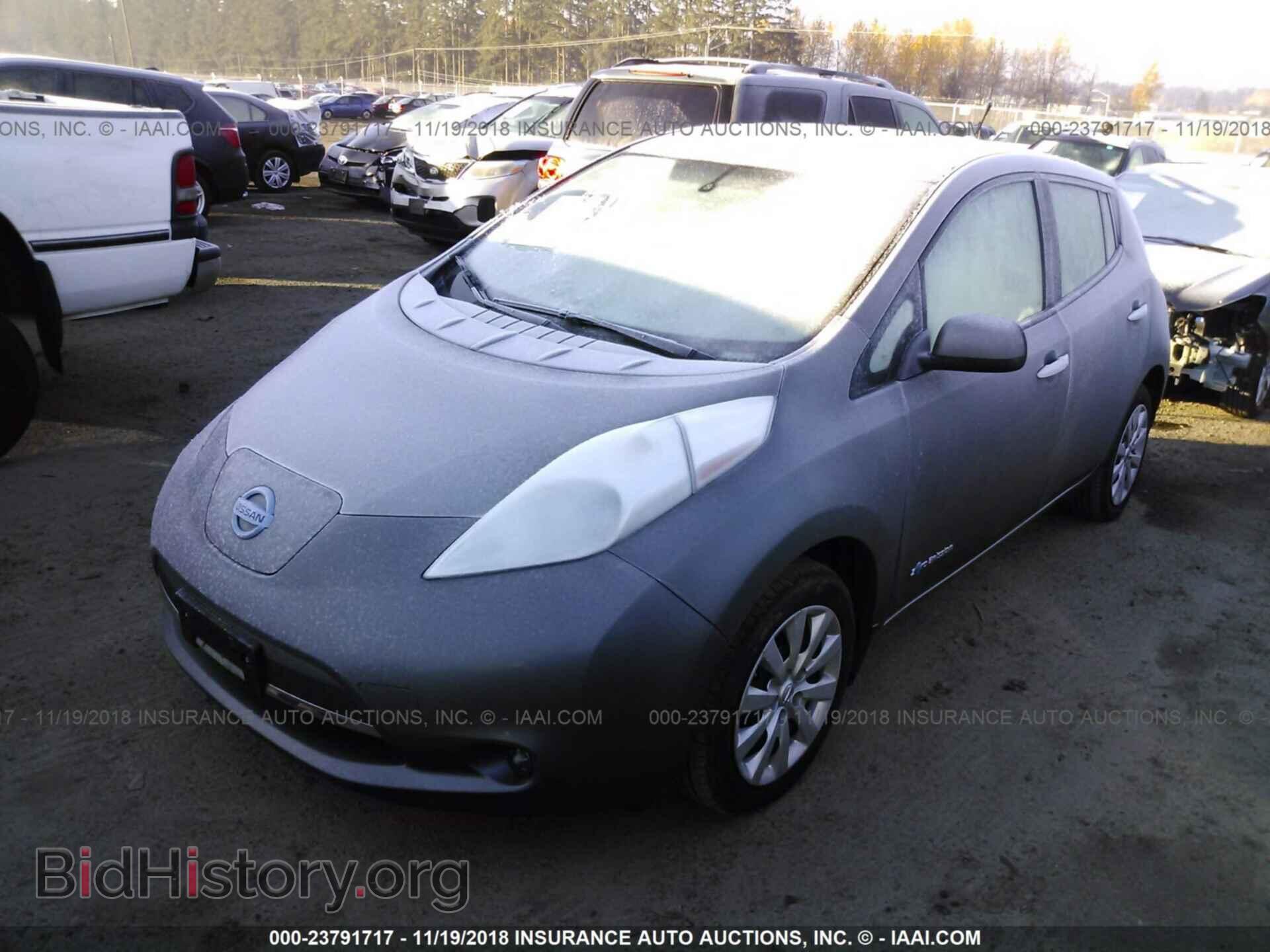 2014 Nissan Leaf - VIN: 1N4AZ0CP8EC334601 - Фото 2
