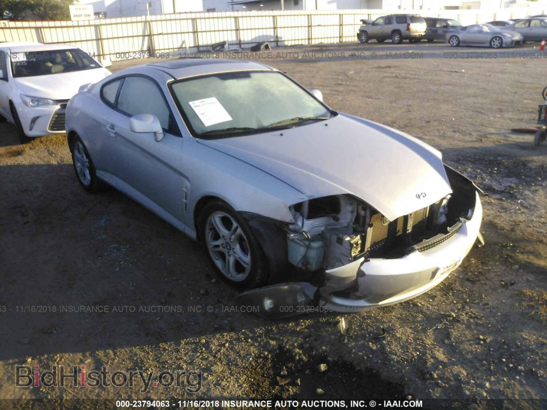 Photo KMHHM65D66U228040 - HYUNDAI TIBURON 2006