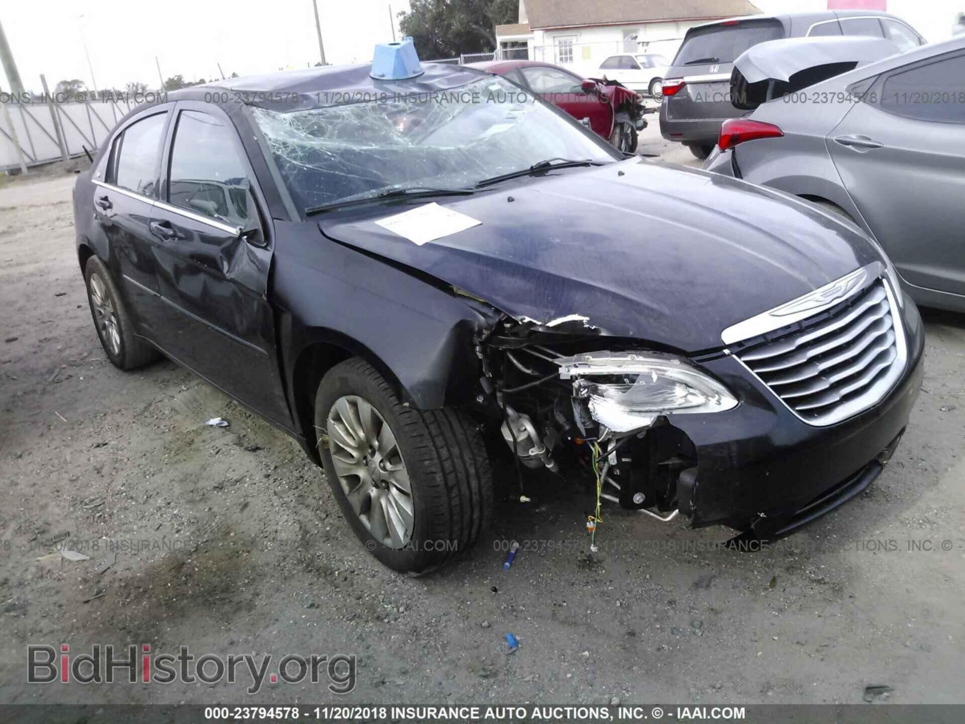 Фотография 1C3CCBAB7CN271990 - CHRYSLER 200 2012