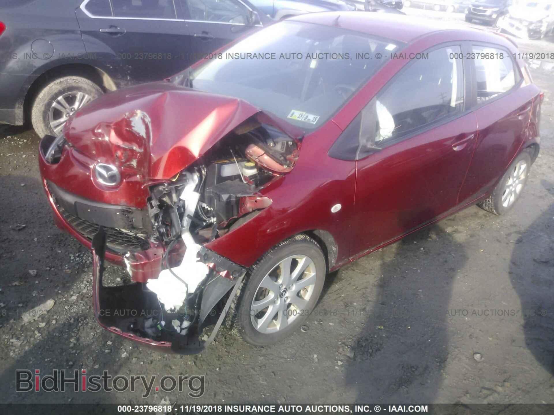 2014 MAZDA MAZDA2 - VIN: JM1DE1LZ0E0182986 - Фото 2
