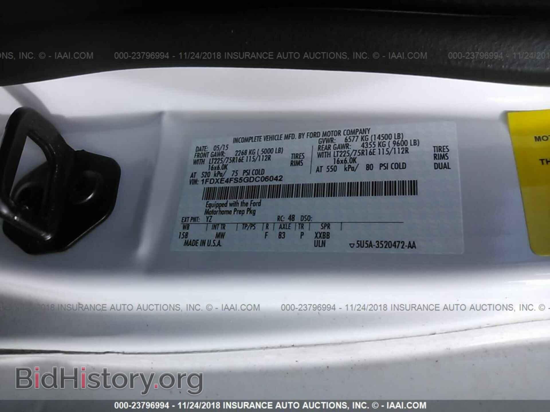 2016 Ford Econoline - VIN: 1FDXE4FS5GDC06042 - Фото 9
