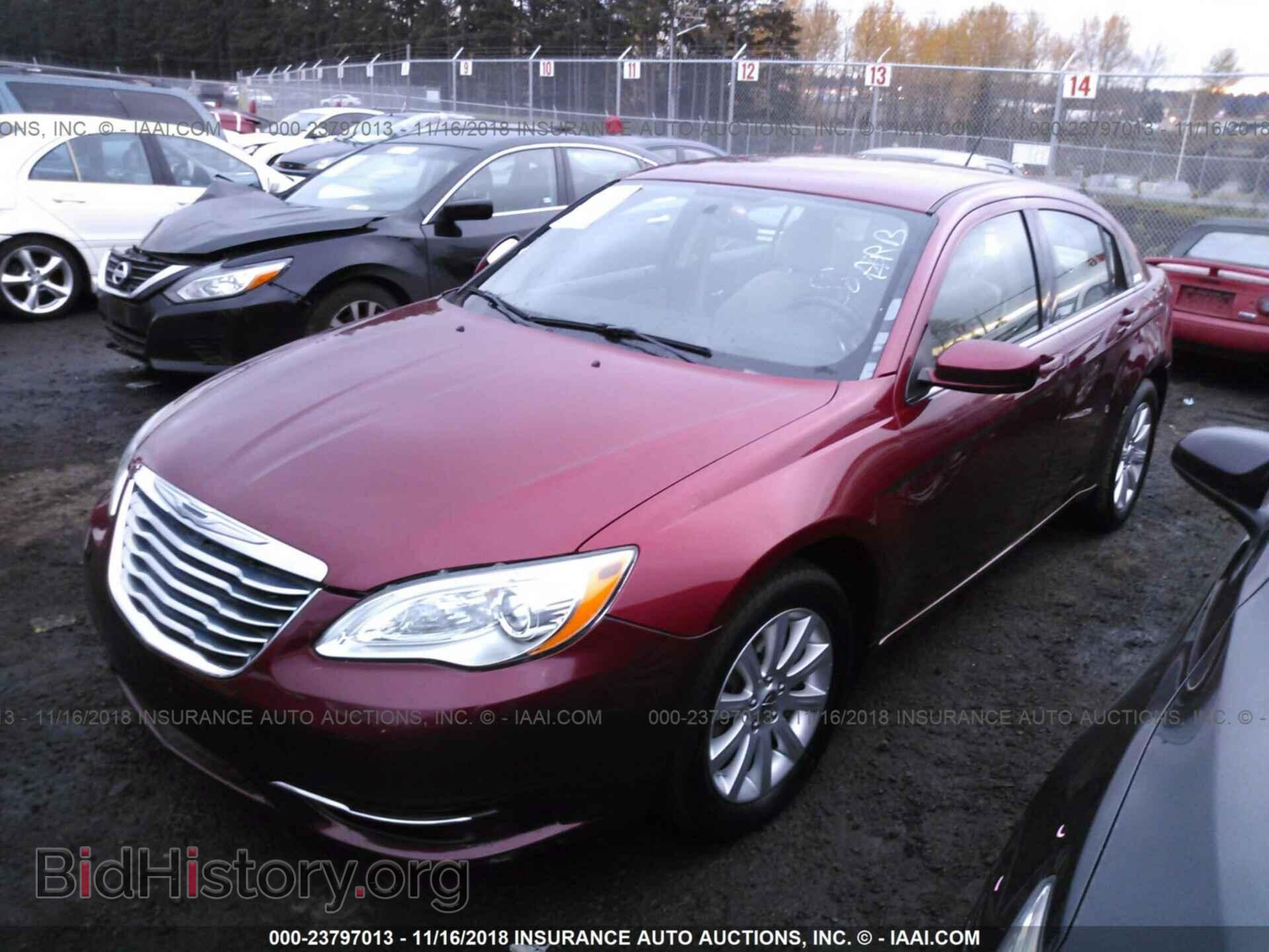 2012 Chrysler 200 - VIN: 1C3CCBBG1CN180417 - Фото 2