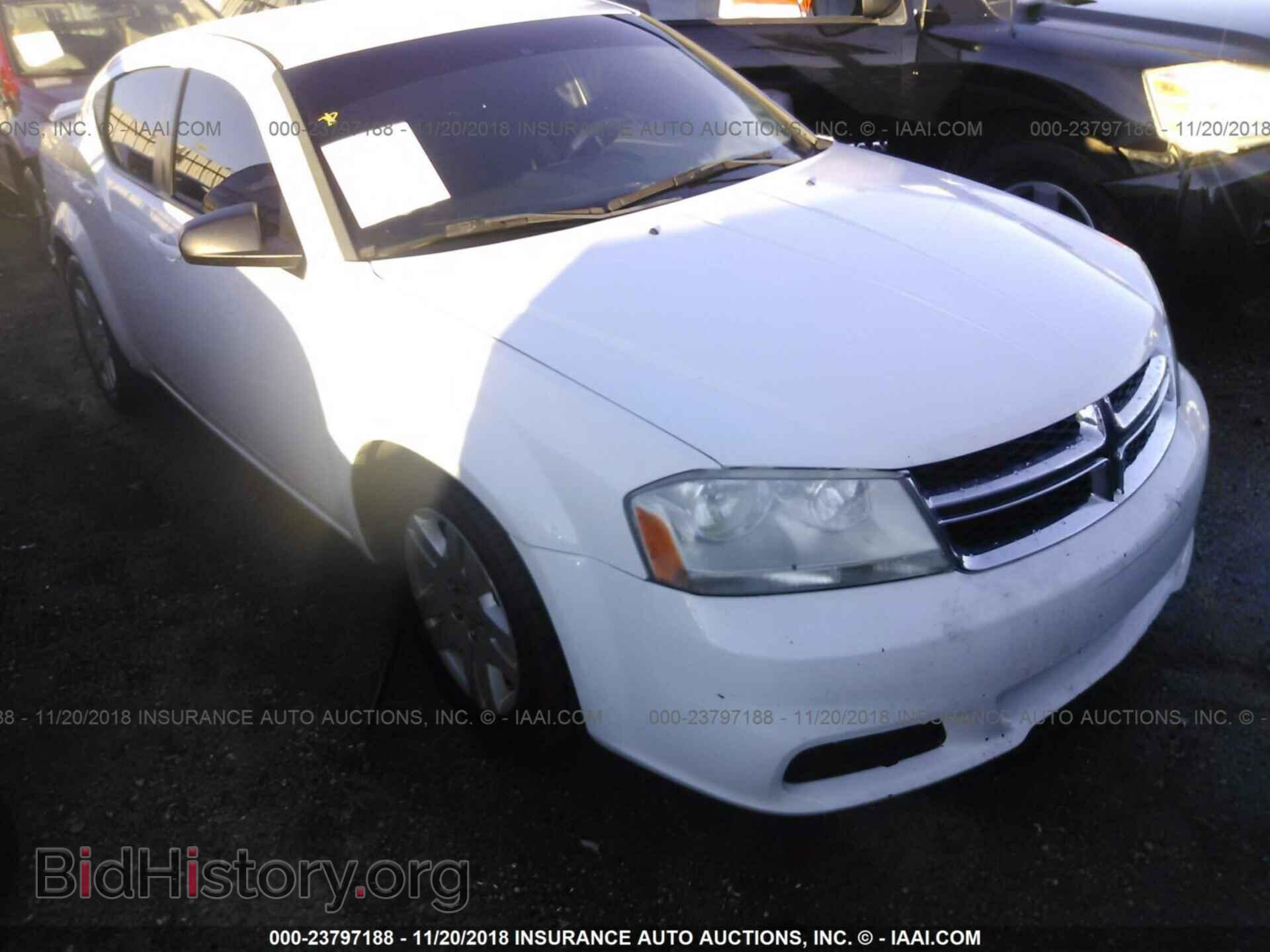 Фотография 1C3CDZAB2EN216596 - DODGE AVENGER 2014