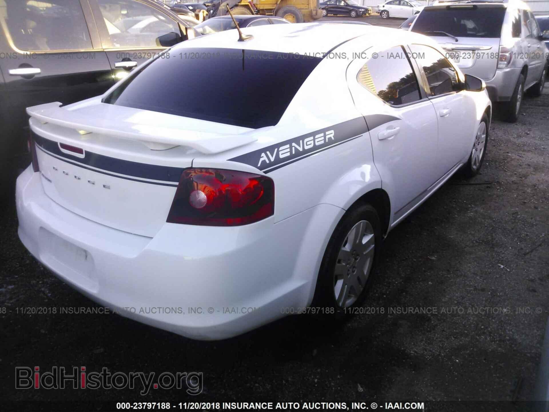 2014 DODGE AVENGER - VIN: 1C3CDZAB2EN216596 - Фото 4