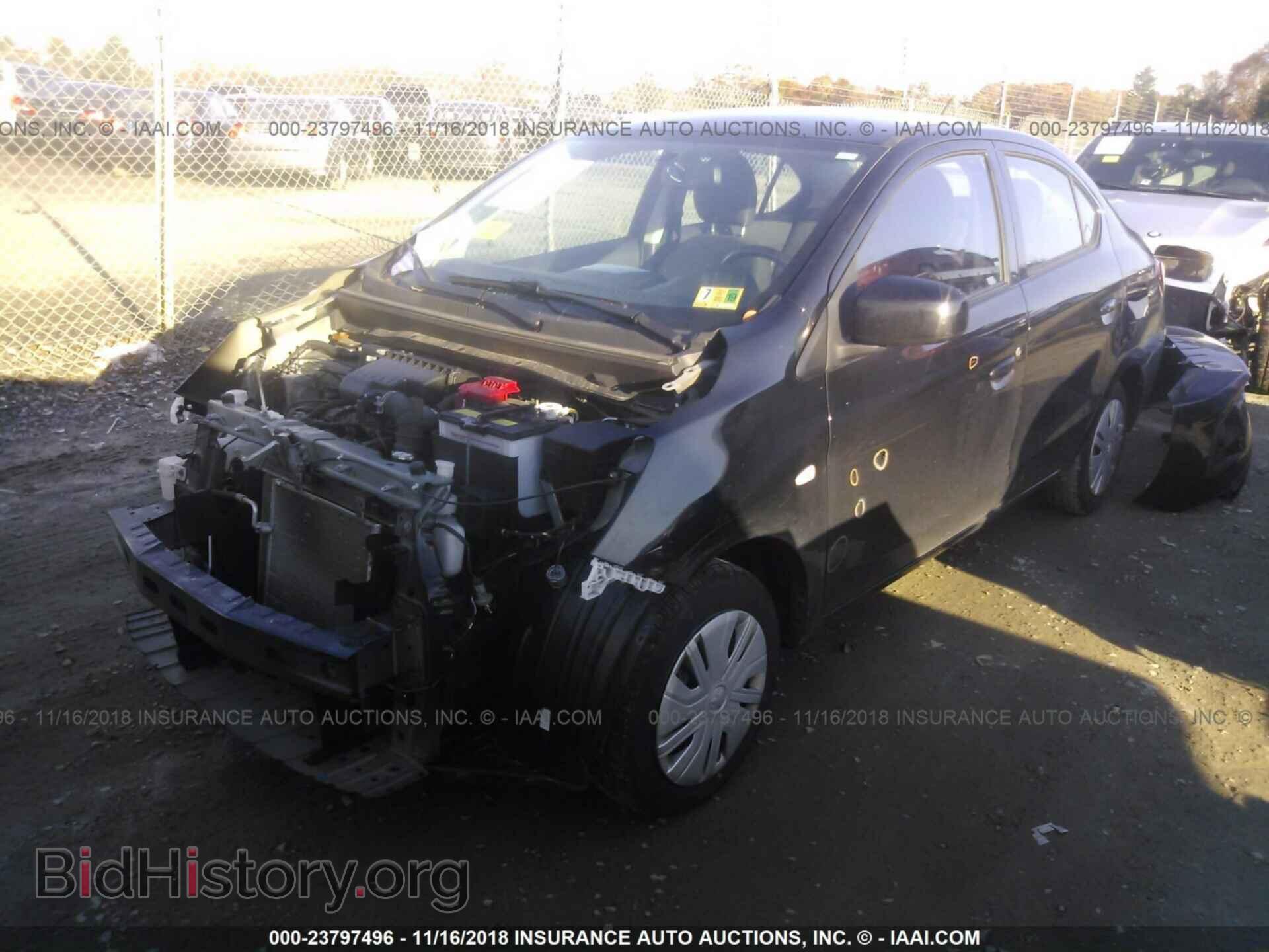 2017 MITSUBISHI MIRAGE - VIN: ML32F3FJ9HHF06020 - Фото 2