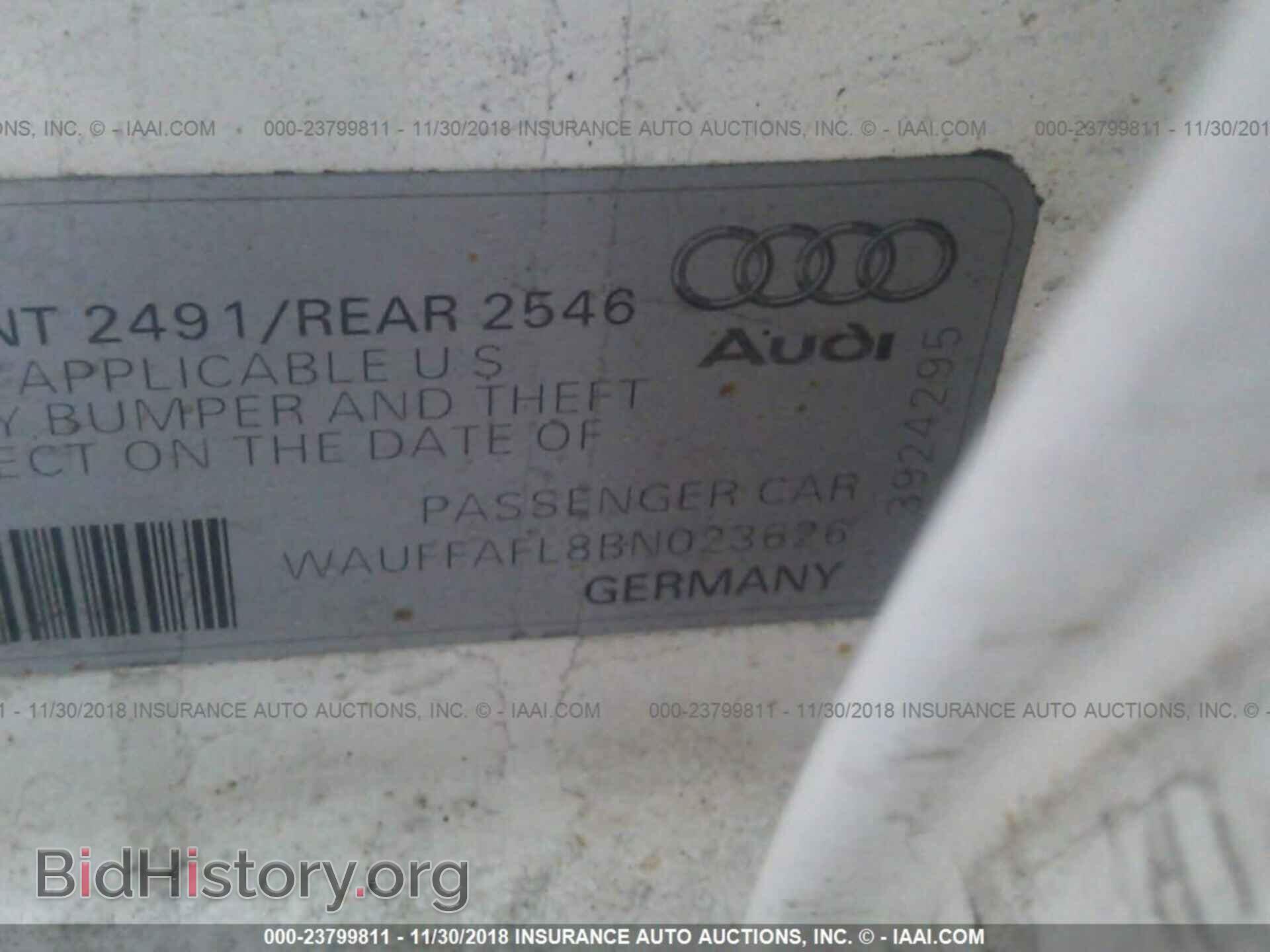 2011 Audi A4 - VIN: WAUFFAFL8BN023626 - Photo 9