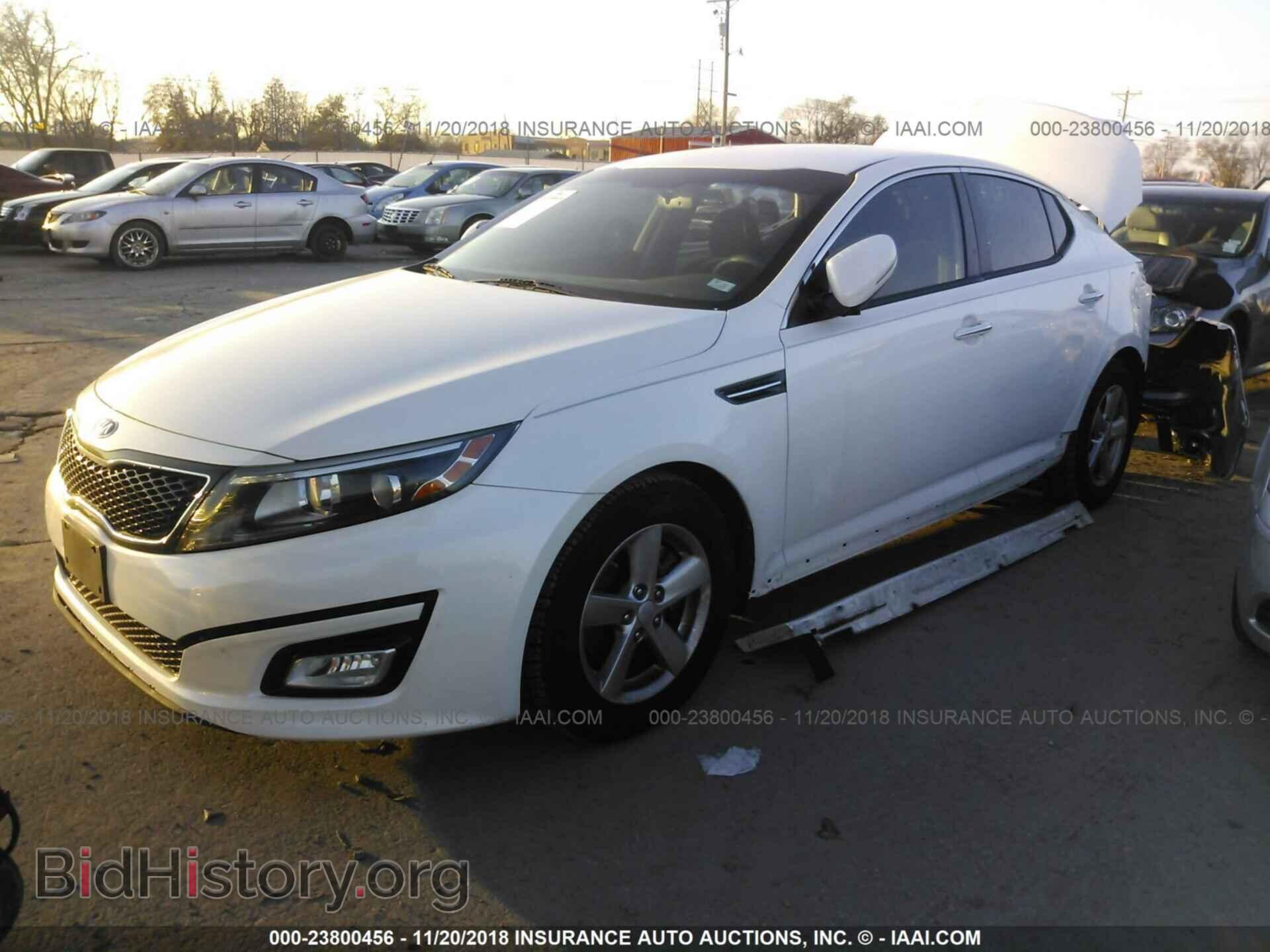 2015 KIA OPTIMA - VIN: KNAGM4A76F5596620 - Фото 2
