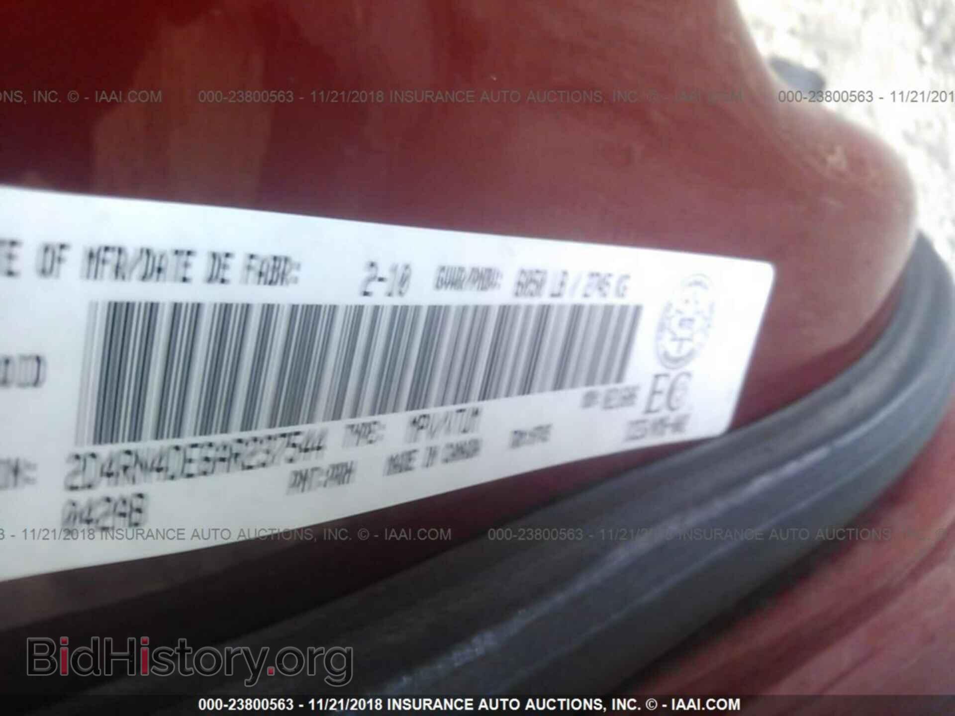 2010 DODGE GRAND CARAVAN - VIN: 2D4RN4DE6AR237544 - Фото 9