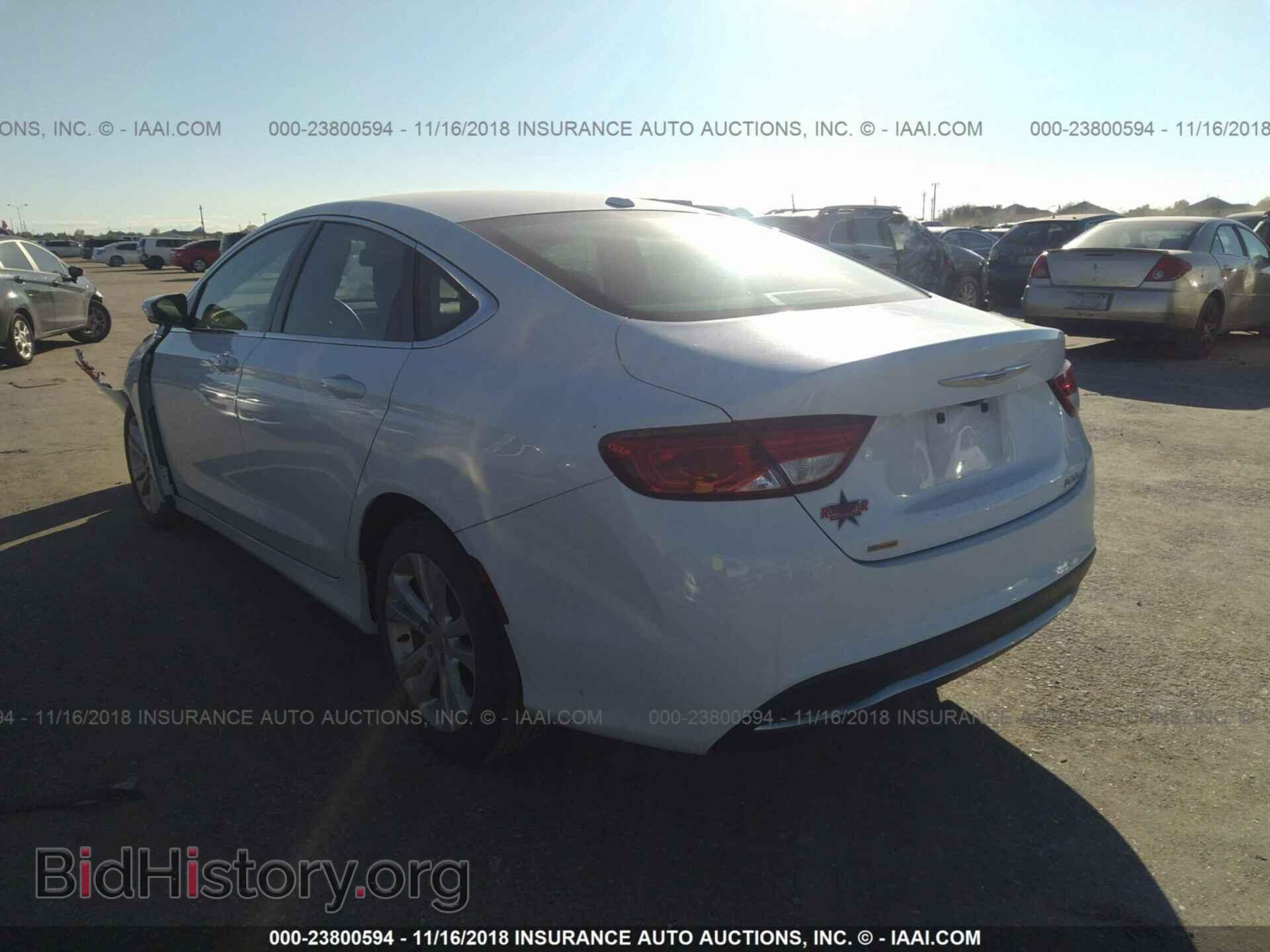 2016 CHRYSLER 200 - VIN: 1C3CCCAB6GN159533 - Фото 3