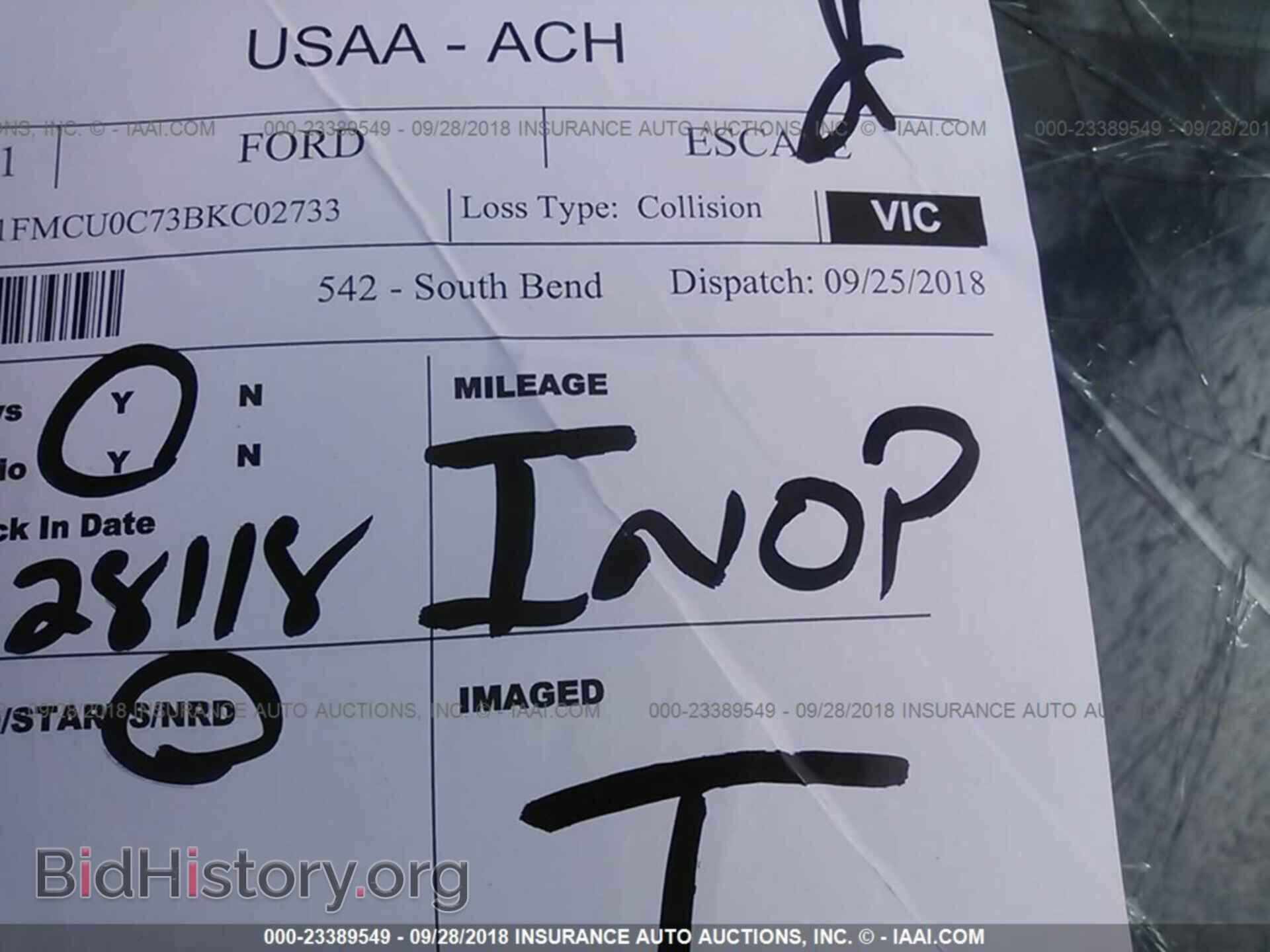 2011 FORD ESCAPE - VIN: 1FMCU0C73BKC02733 - Photo 7