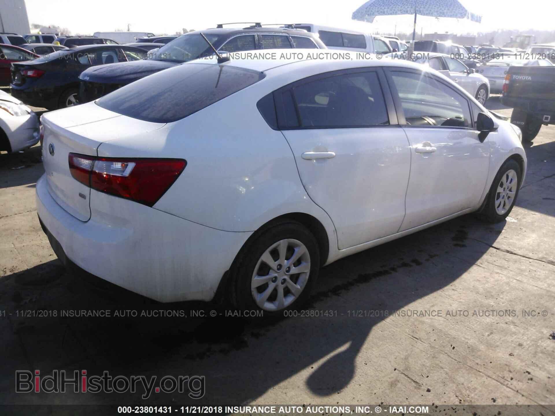 2013 KIA RIO - VIN: KNADM4A33D6172965 - Фото 4