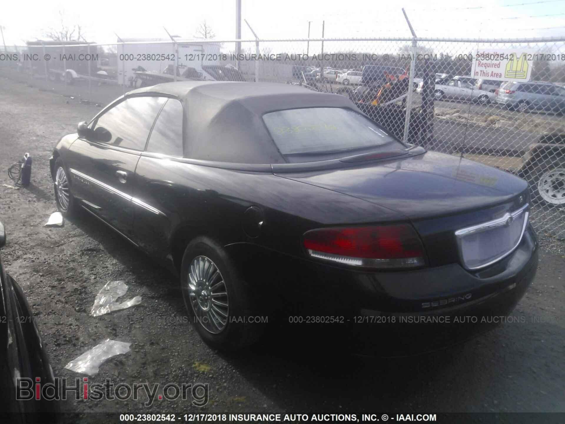 2001 CHRYSLER SEBRING - VIN: 1C3EL45U51N586381 - Фото 3