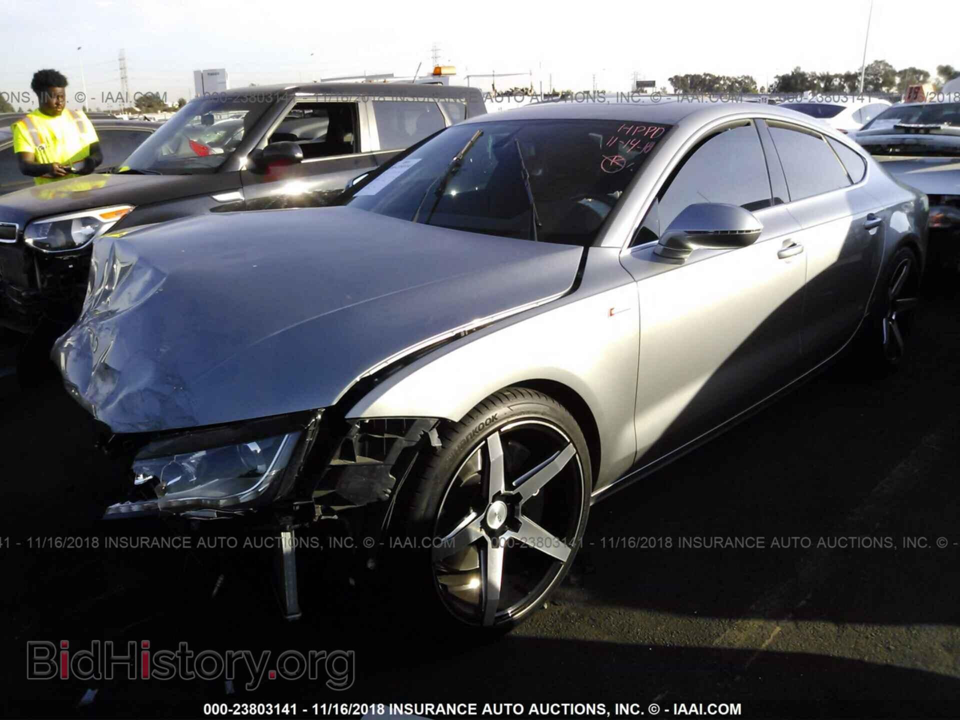 2014 AUDI A7 - VIN: WAUWGAFC4EN088149 - Фото 2