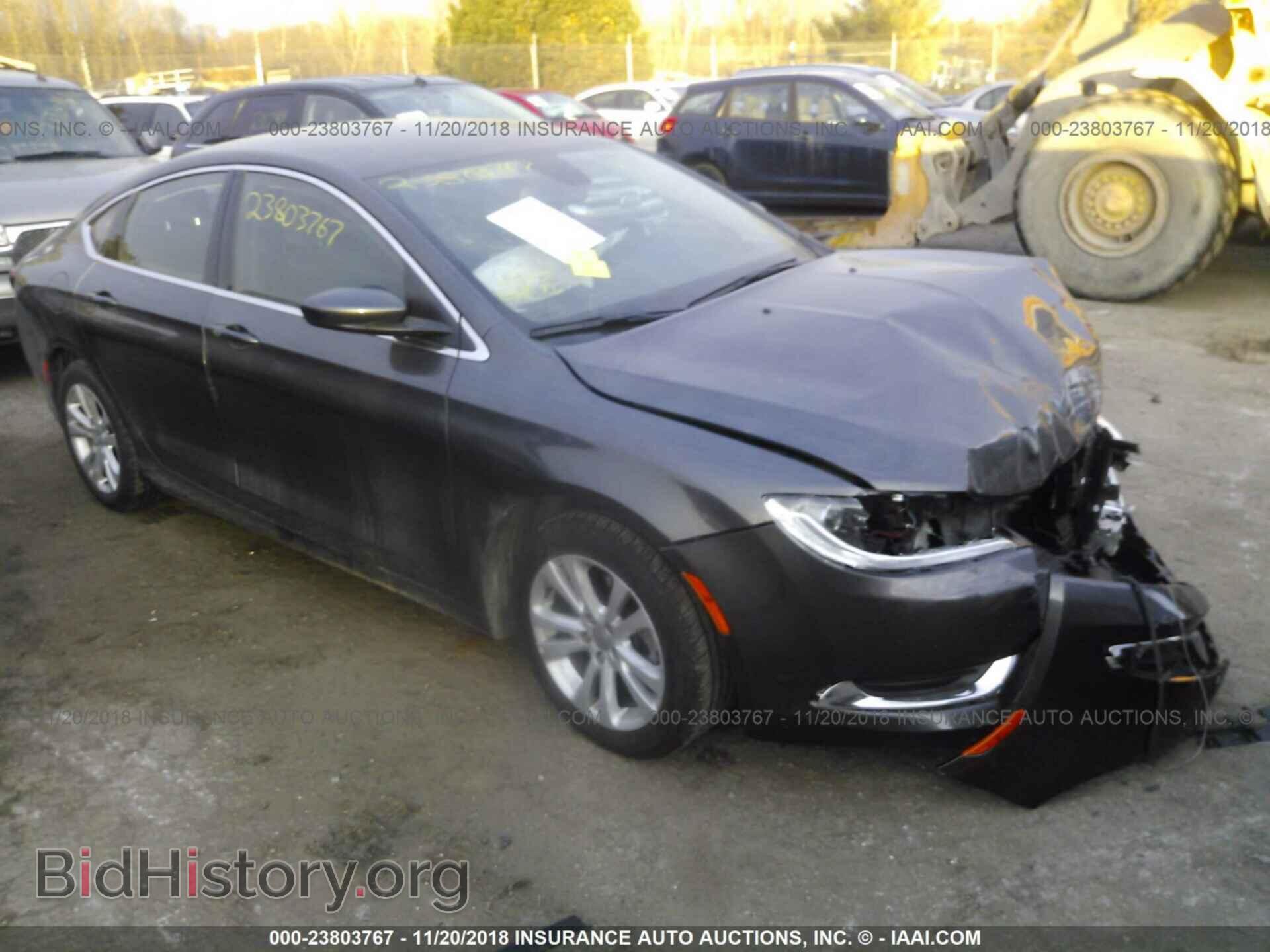 Фотография 1C3CCCABXGN164265 - Chrysler 200 2016