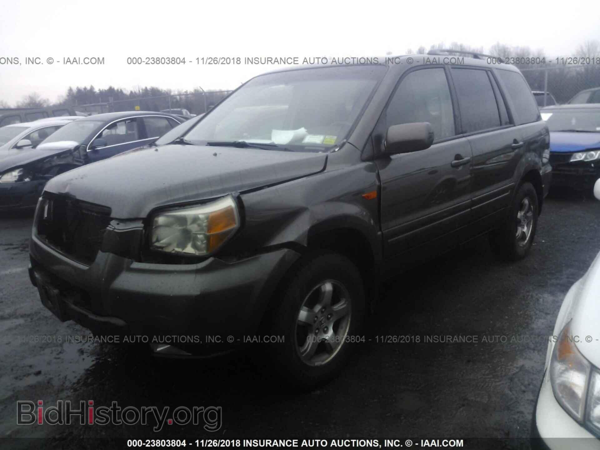 2006 HONDA PILOT - VIN: 2HKYF18446H501810 - Фото 2