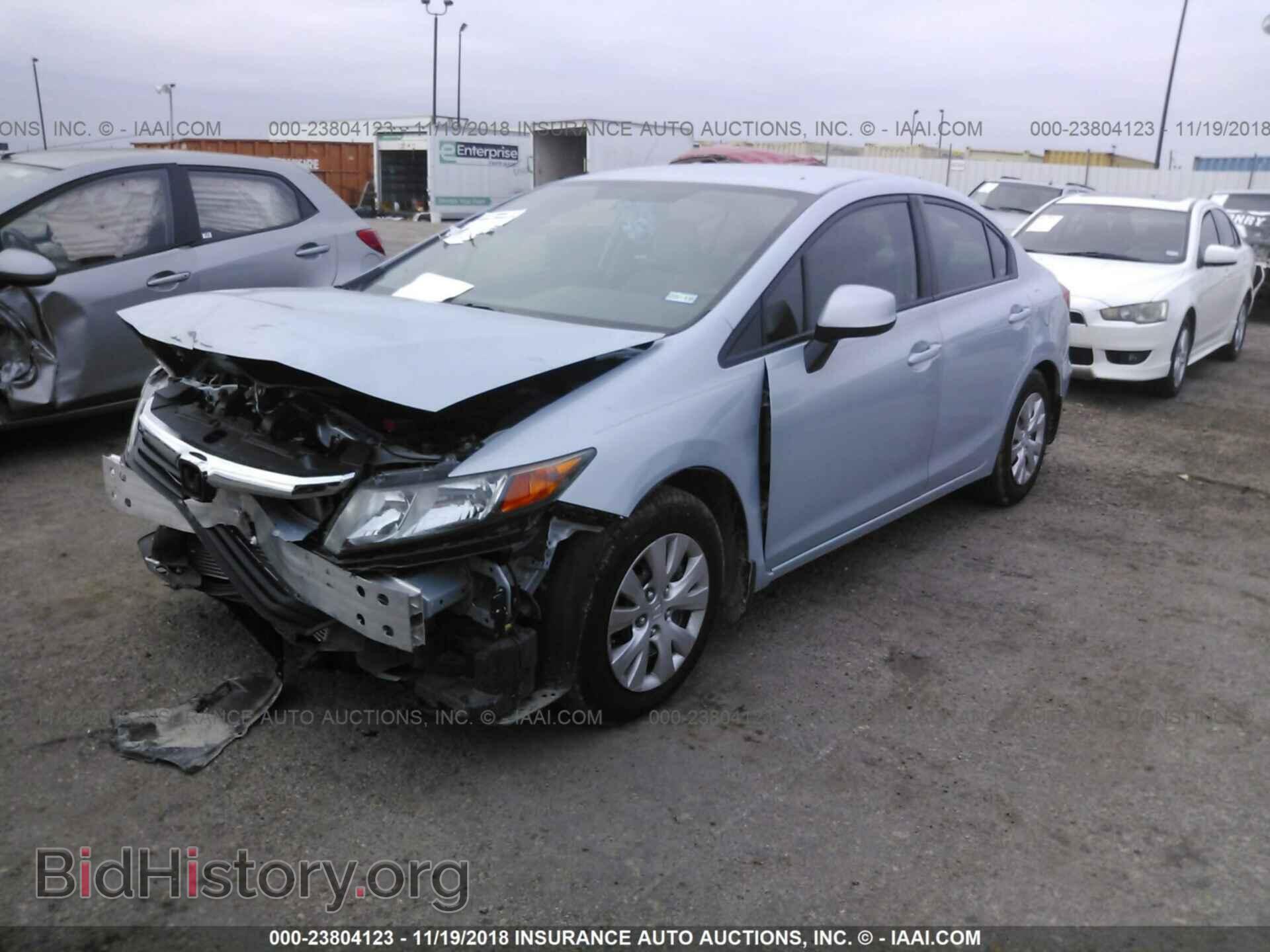 2012 HONDA CIVIC - VIN: 2HGFB2F57CH559291 - Фото 2