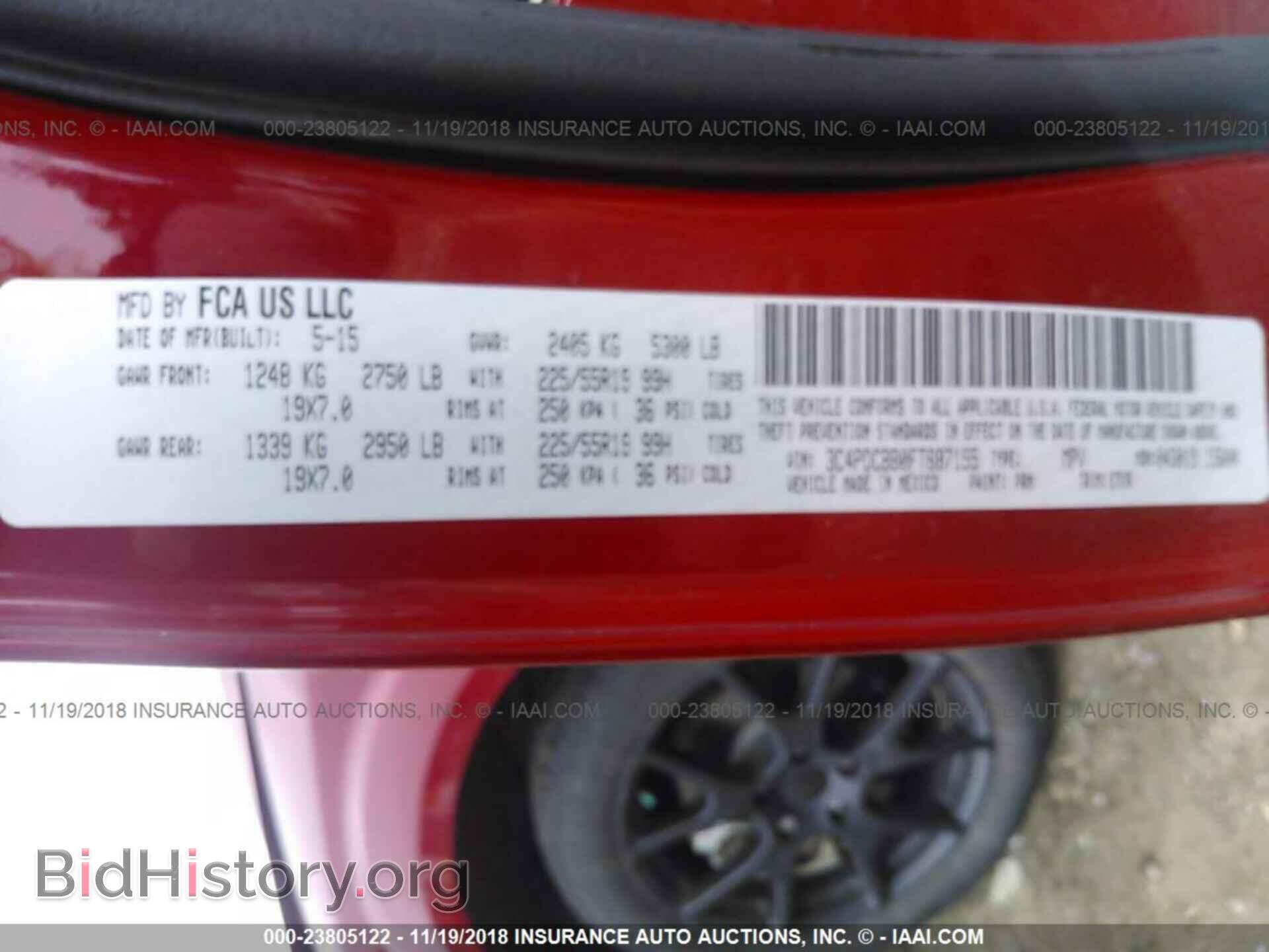 2015 DODGE JOURNEY - VIN: 3C4PDCBB0FT687155 - Фото 9