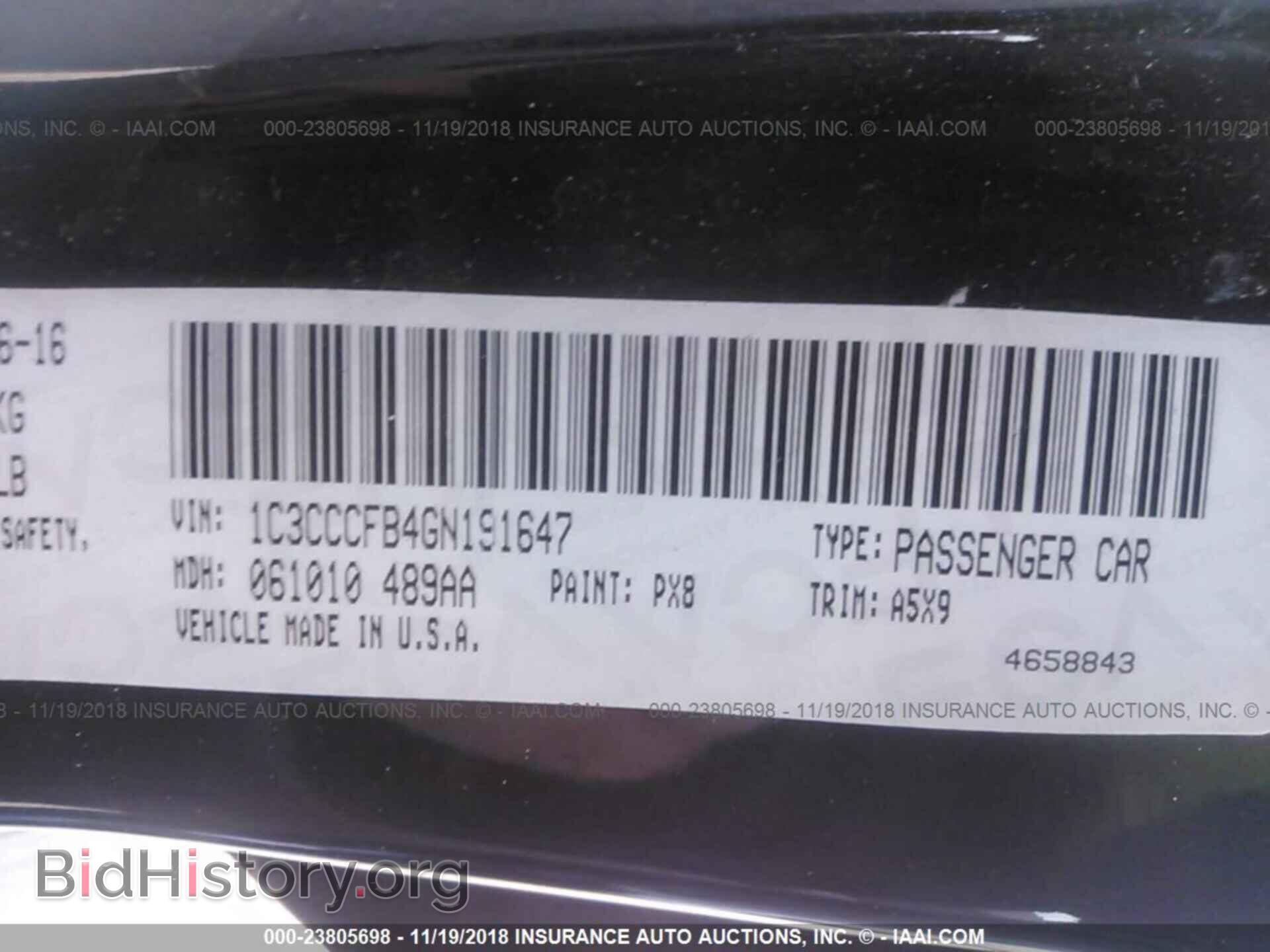 2016 CHRYSLER 200 - VIN: 1C3CCCFB4GN191647 - Photo 9