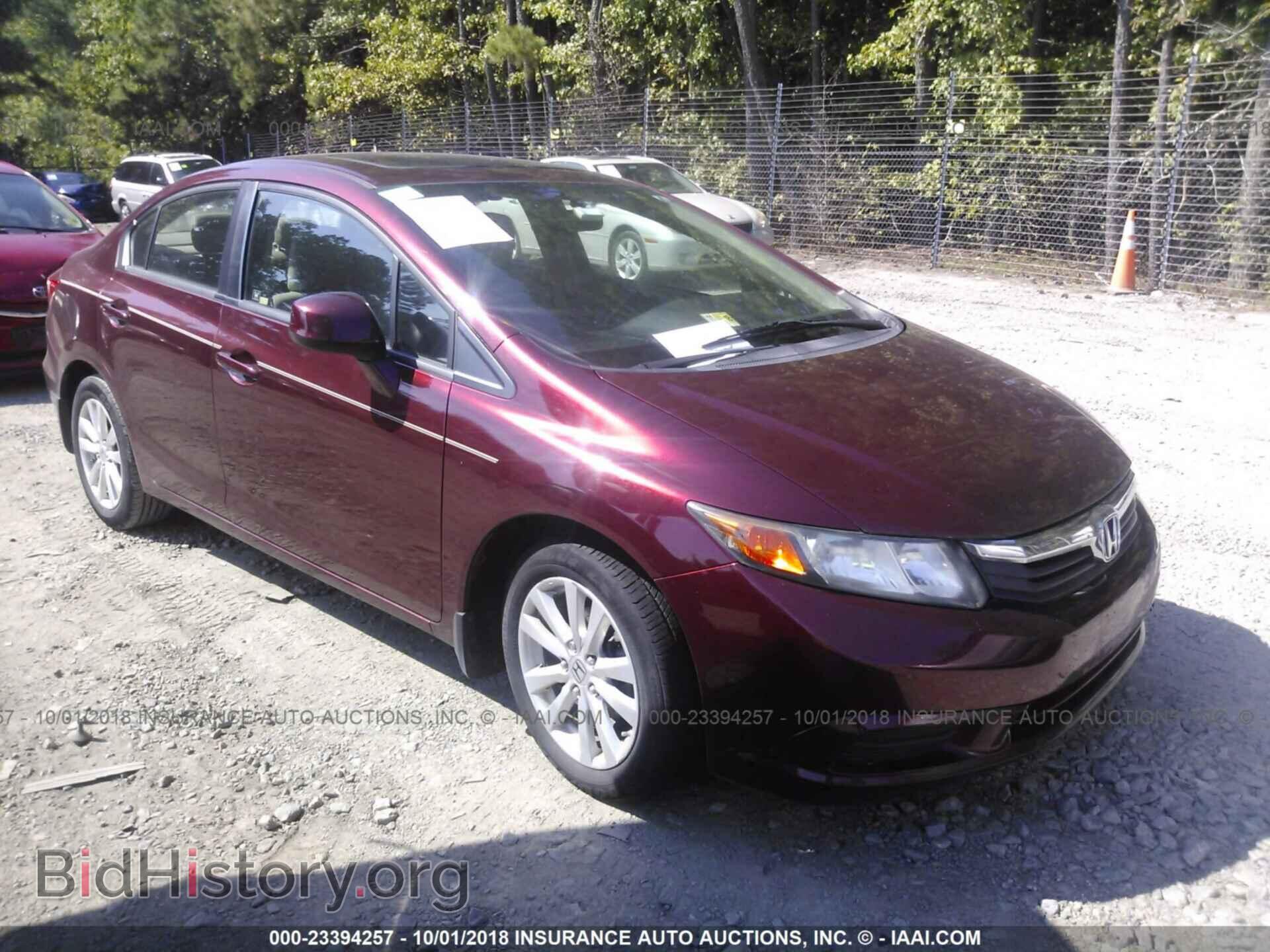 Фотография 19XFB2F94CE000553 - HONDA CIVIC 2012