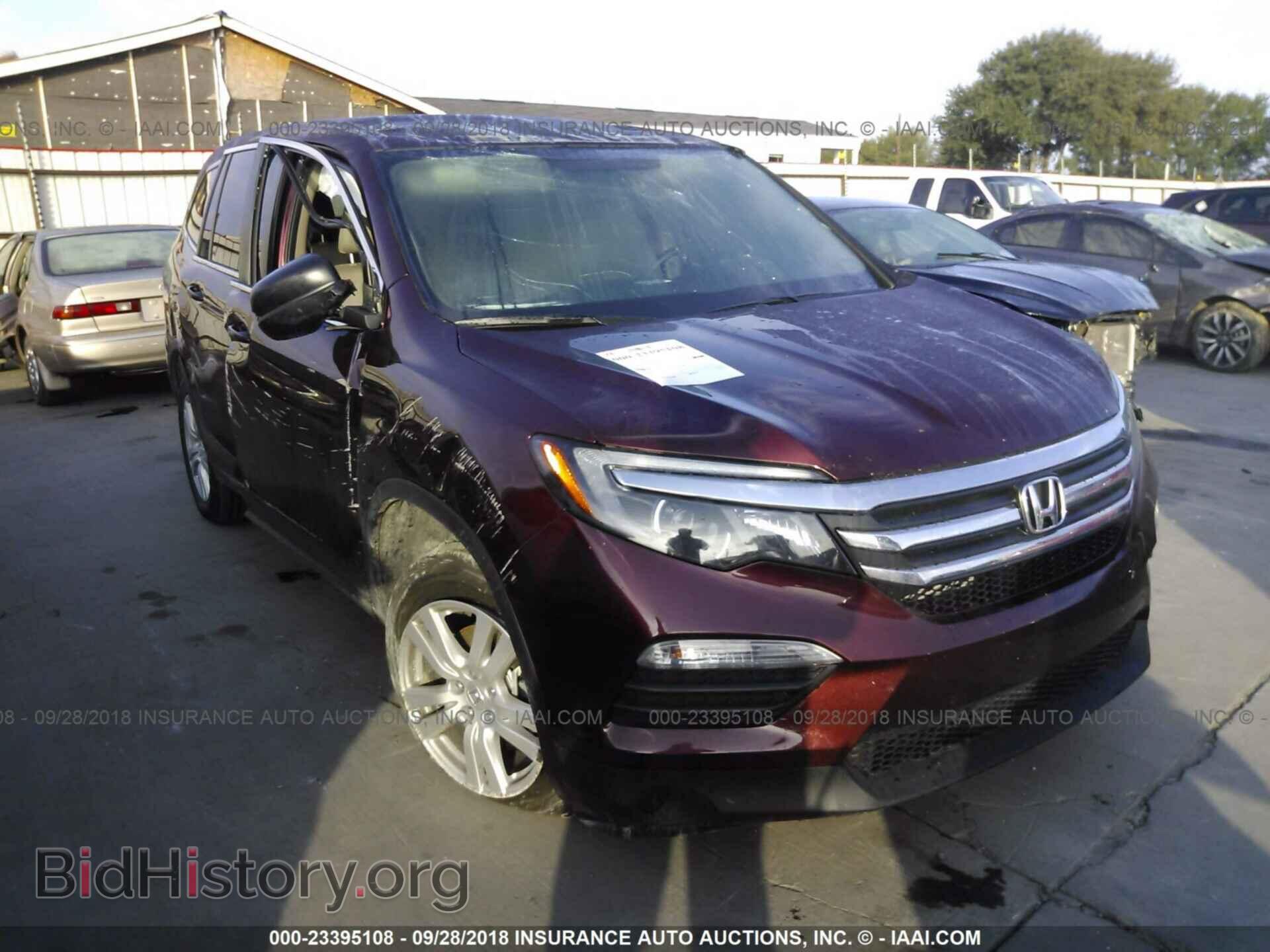 Фотография 5FNYF5H19JB017457 - HONDA PILOT 2018