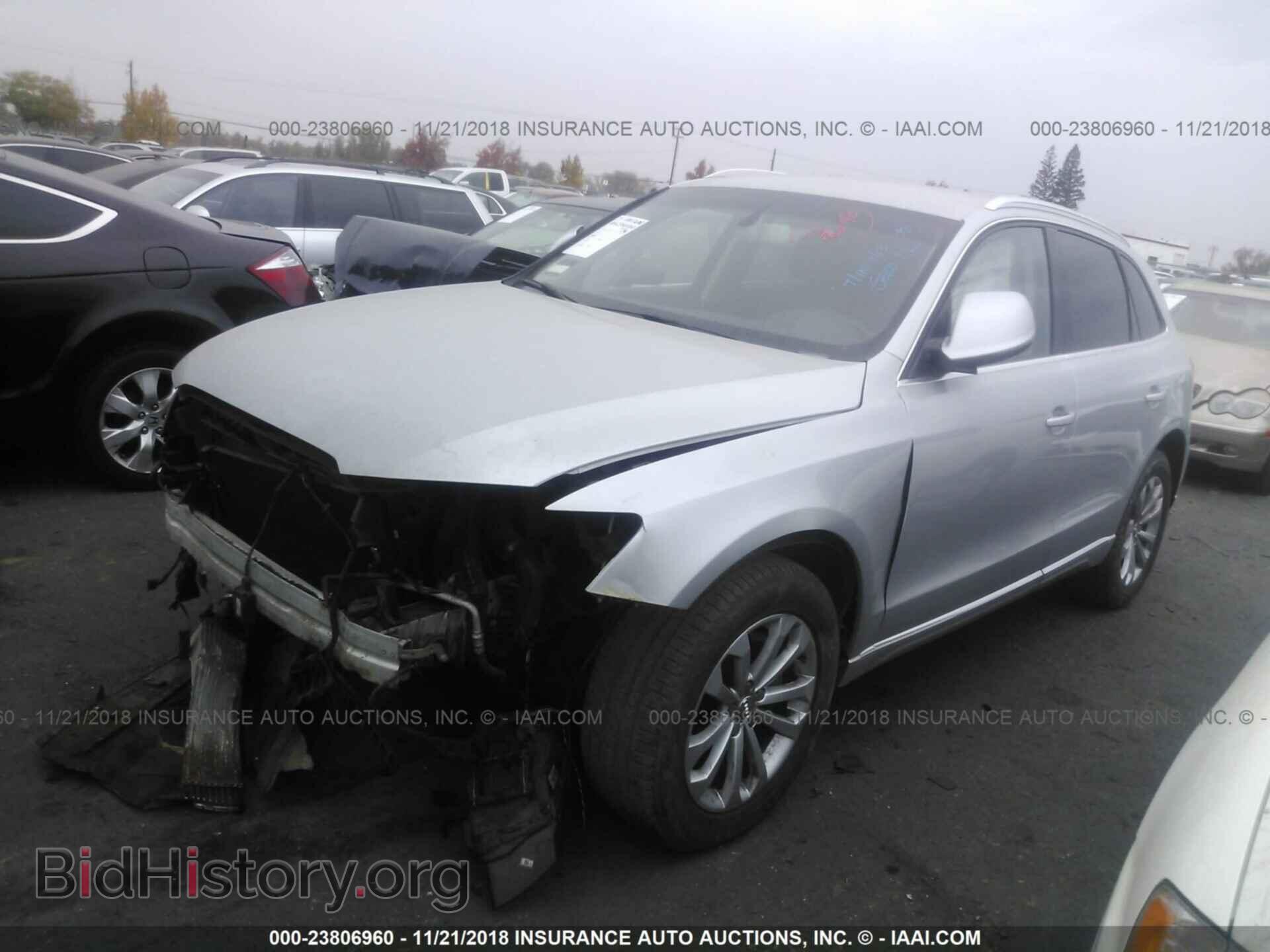 2014 AUDI Q5 - VIN: WA1CFAFP1EA052920 - Фото 2