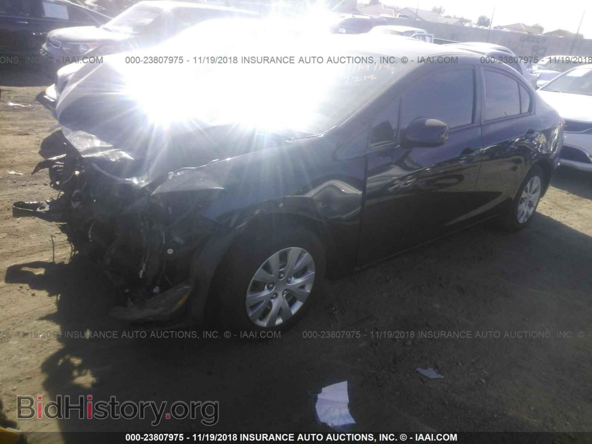 2012 HONDA CIVIC - VIN: 2HGFB2F59CH307218 - Photo 2