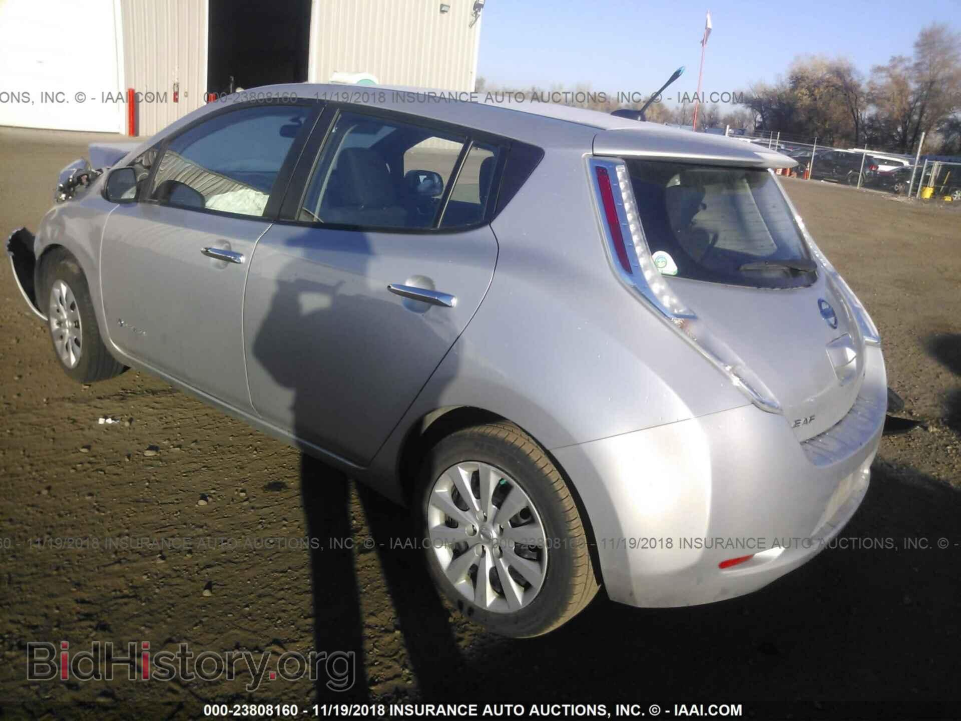 2013 NISSAN LEAF - VIN: 1N4AZ0CP0DC423884 - Фото 3