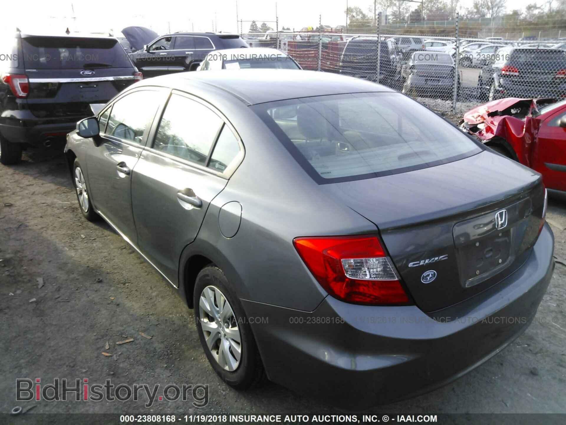 2012 Honda Civic - VIN: 2HGFB2E56CH508642 - Фото 3