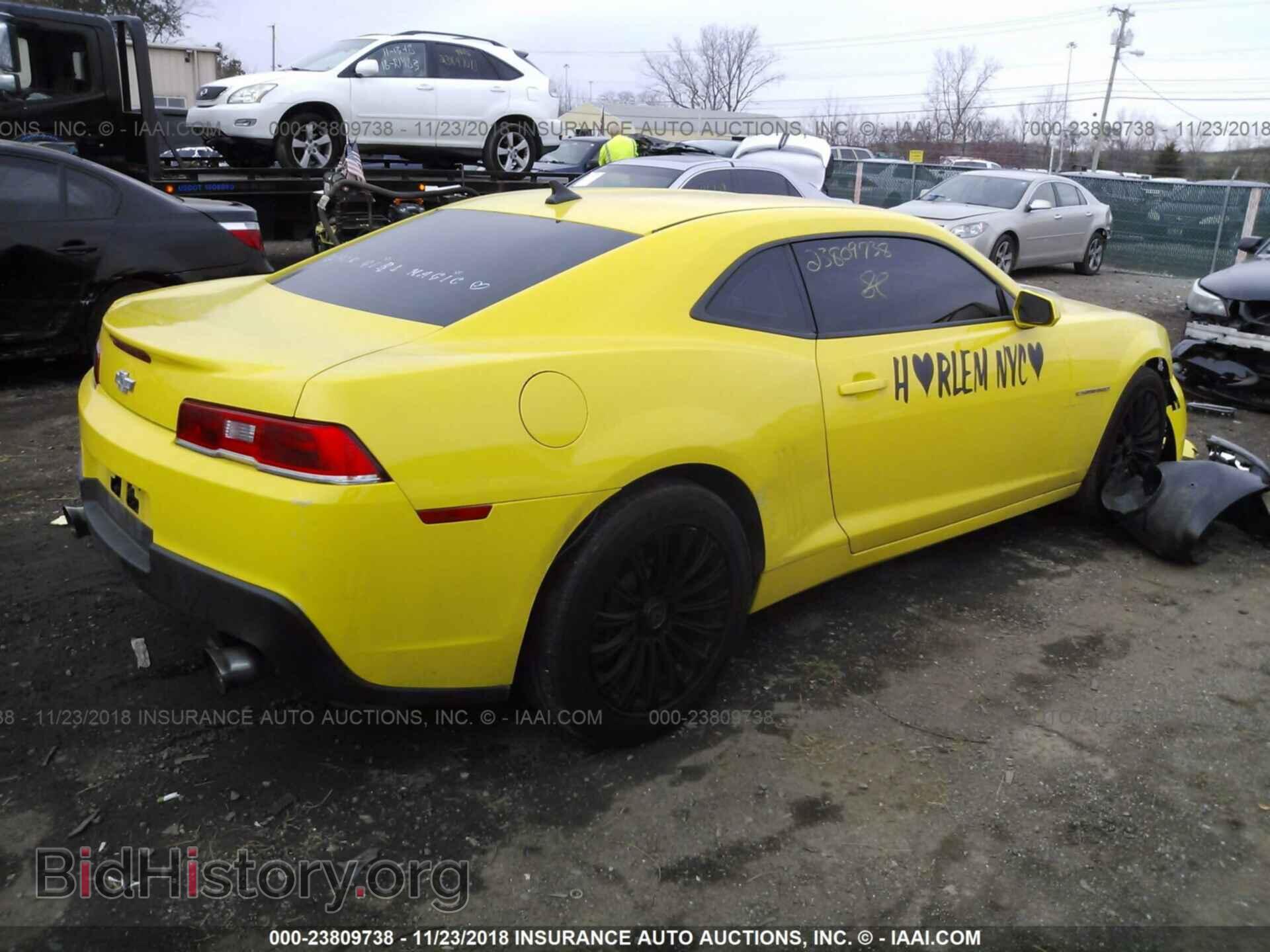 2014 CHEVROLET CAMARO - VIN: 2G1FA1E35E9163197 - Фото 4
