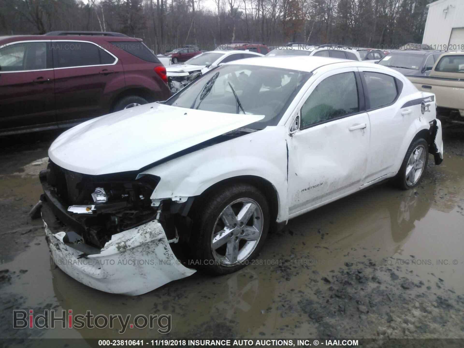 2013 Dodge Avenger - VIN: 1C3CDZAB8DN535905 - Фото 2