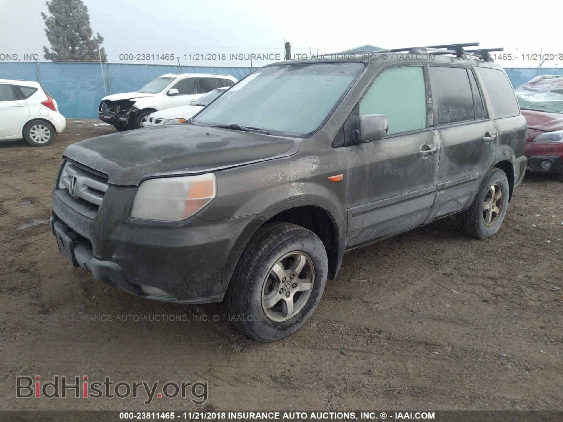 2006 HONDA PILOT - VIN: 2HKYF18516H527855 - Фото 2
