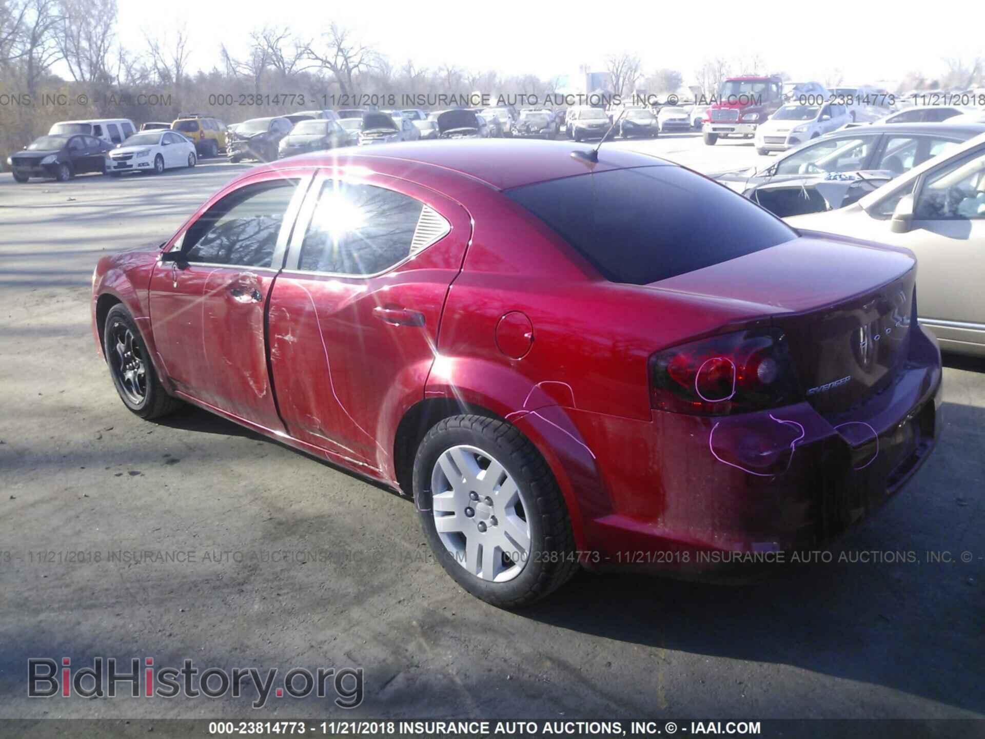 2013 DODGE AVENGER - VIN: 1C3CDZAB4DN547761 - Фото 3