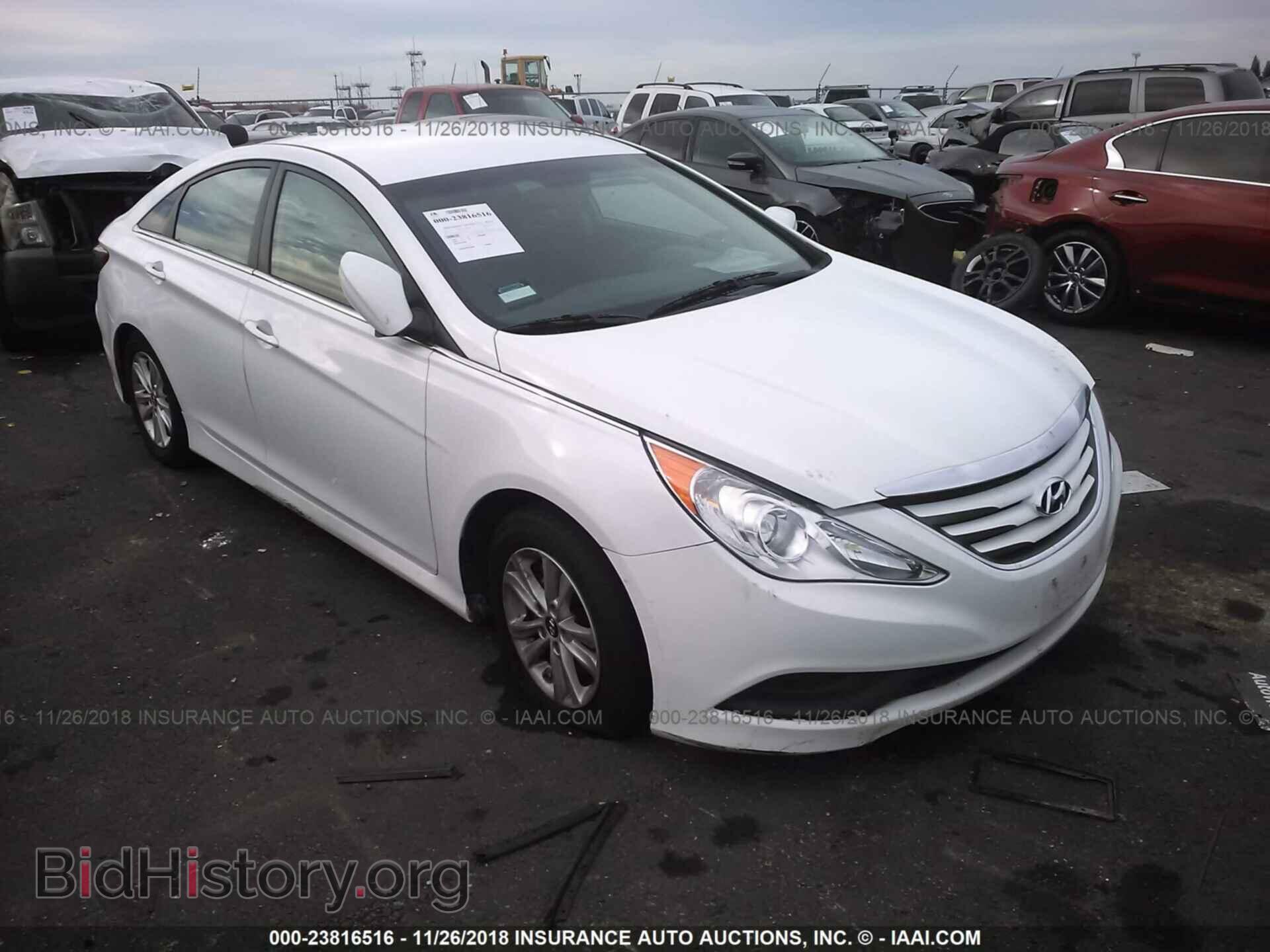 Фотография 5NPEB4AC1EH851220 - HYUNDAI SONATA 2014
