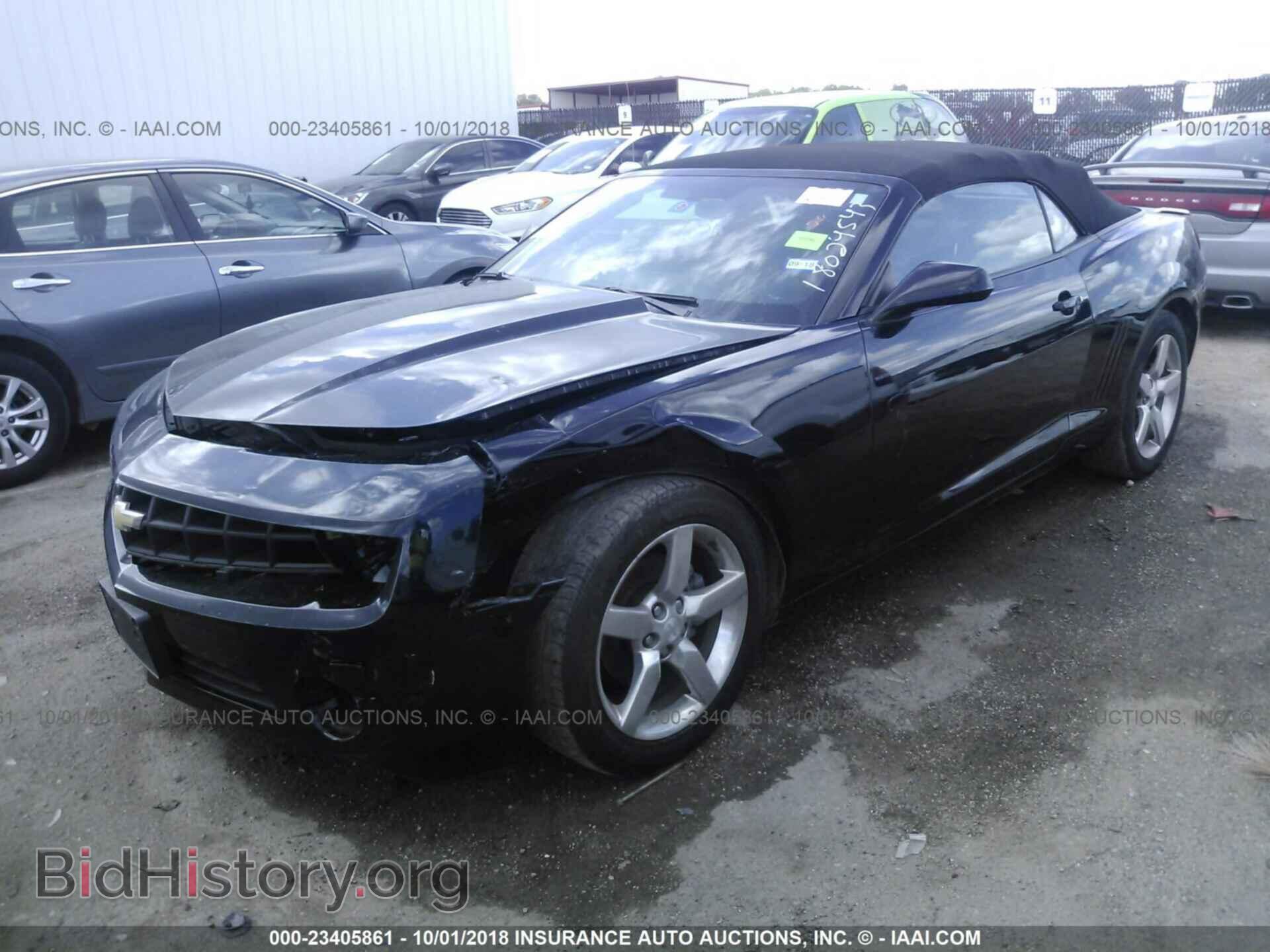 2013 CHEVROLET CAMARO - VIN: 2G1FF3D37D9180063 - Фото 2