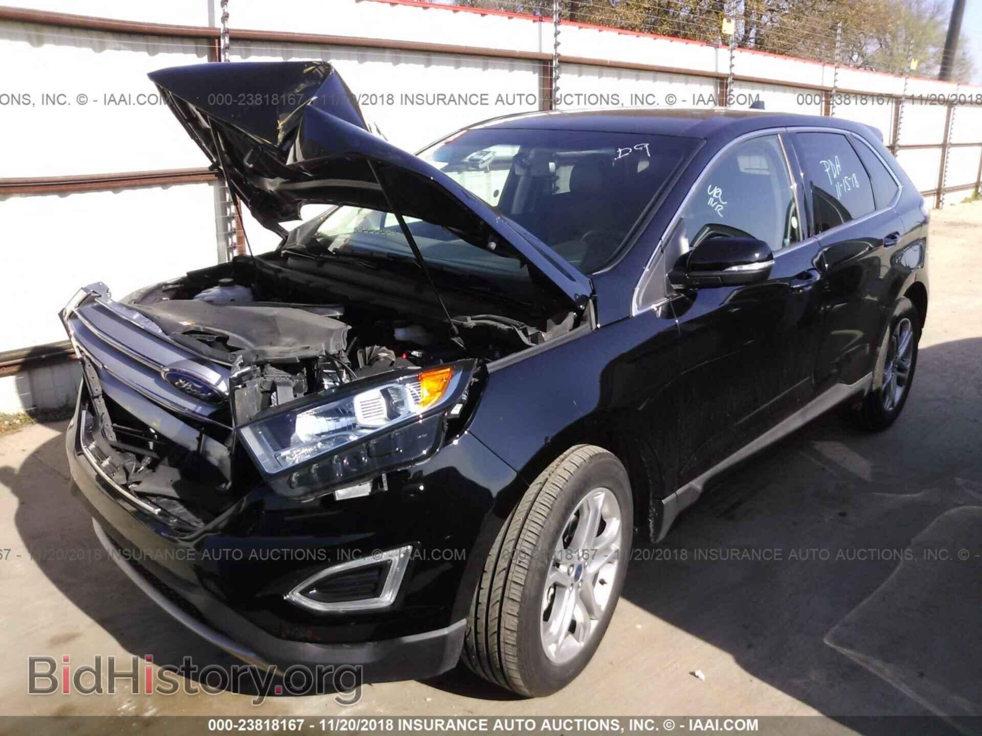 2018 Ford Edge - VIN: 2FMPK3K99JBB44003 - Фото 2
