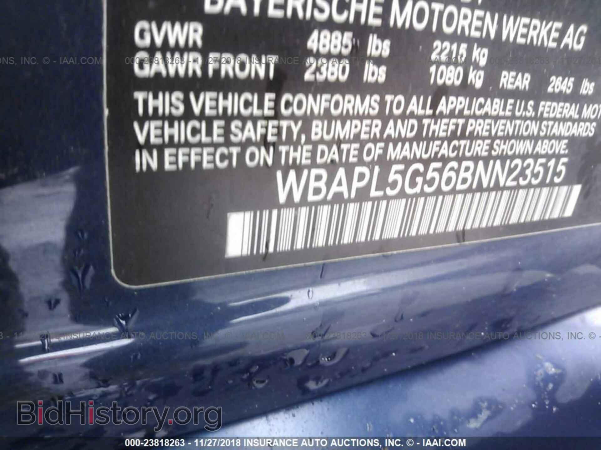 2011 BMW 335 - VIN: WBAPL5G56BNN23515 - Фото 9