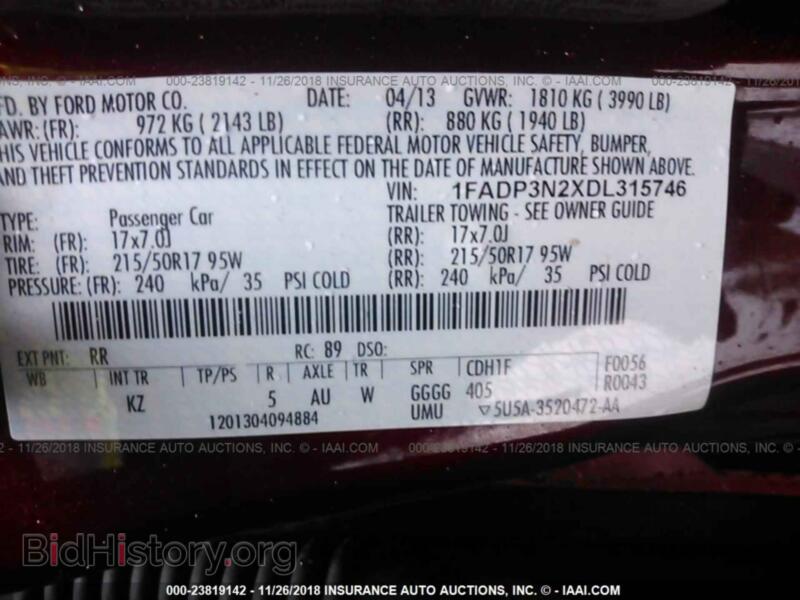 2013 Ford FOCUS (VIN 1FADP3N2XDL315746) — фото 9 из 10