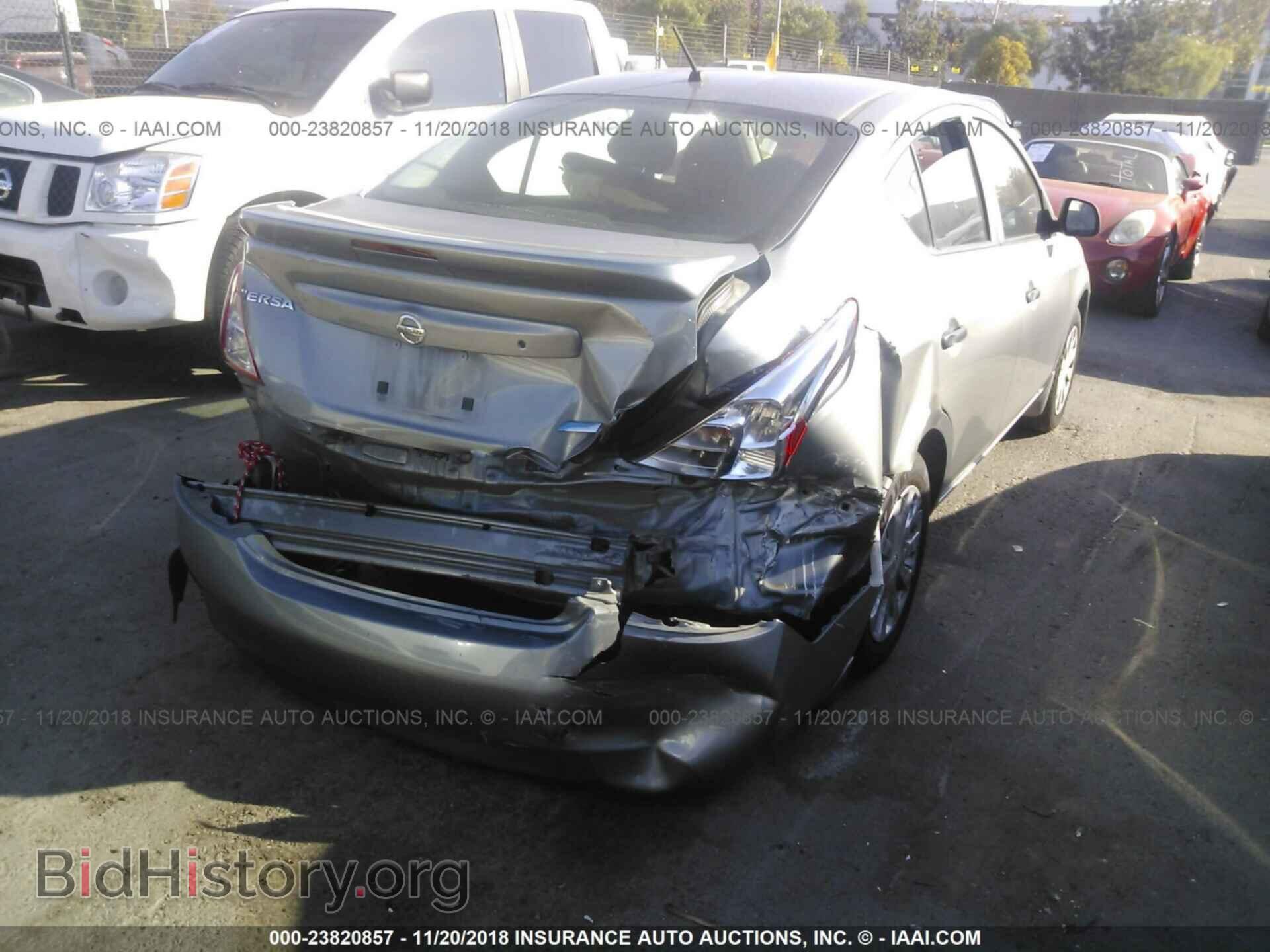 2014 Nissan Versa - VIN: 3N1CN7AP9EL848619 - Фото 4
