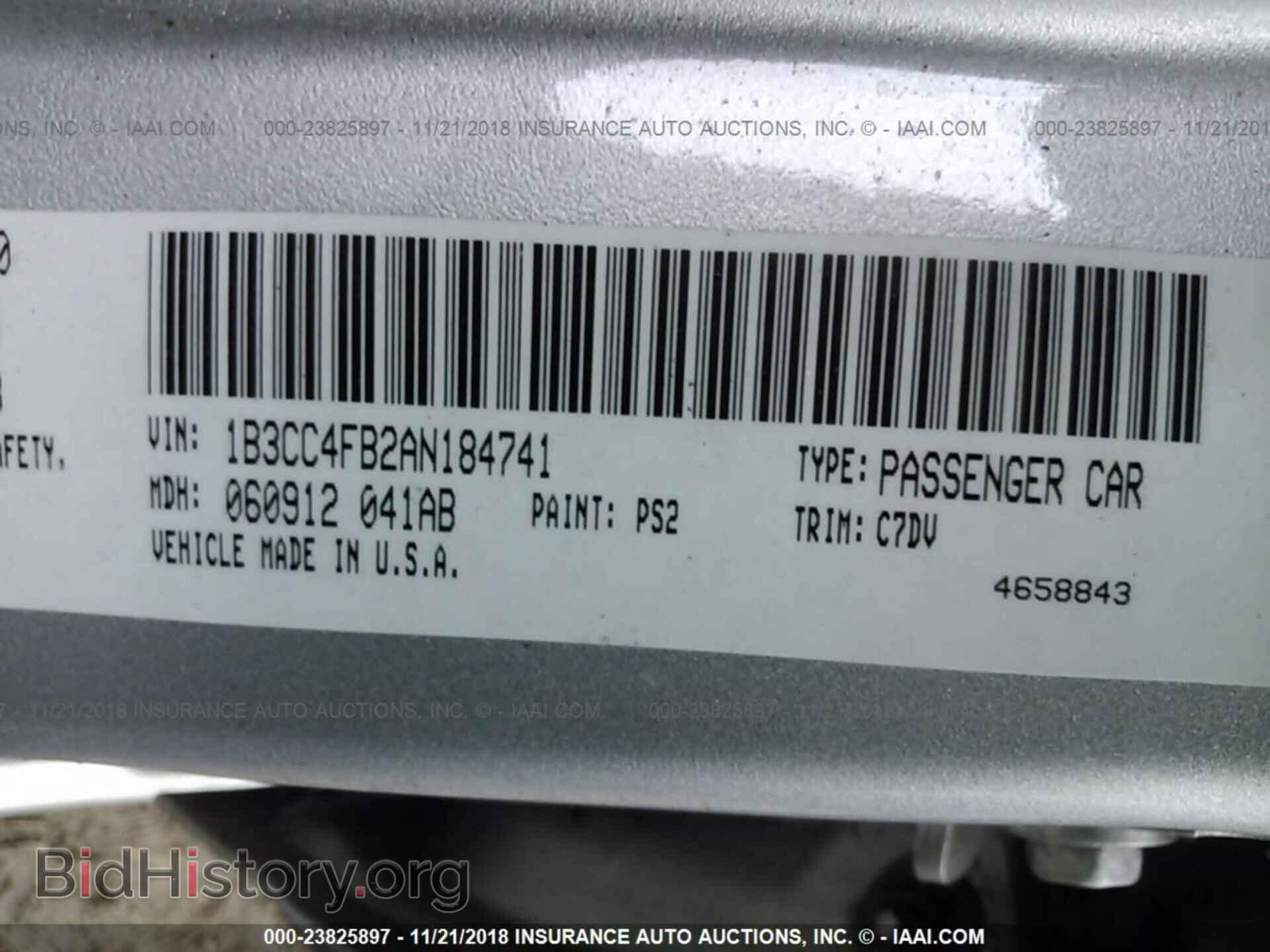 2010 DODGE AVENGER - VIN: 1B3CC4FB2AN184741 - Фото 9