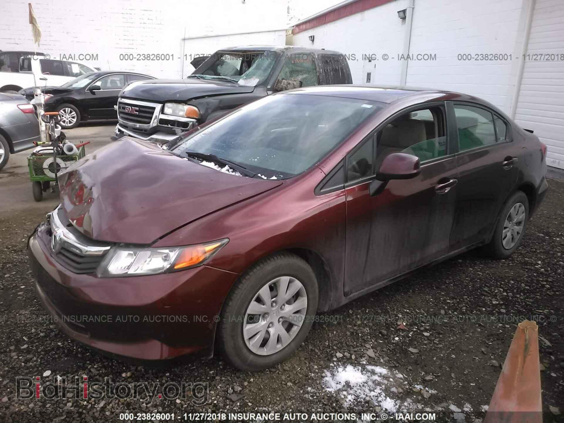 2012 Honda Civic - VIN: JHMFB2F57CS002970 - Photo 2