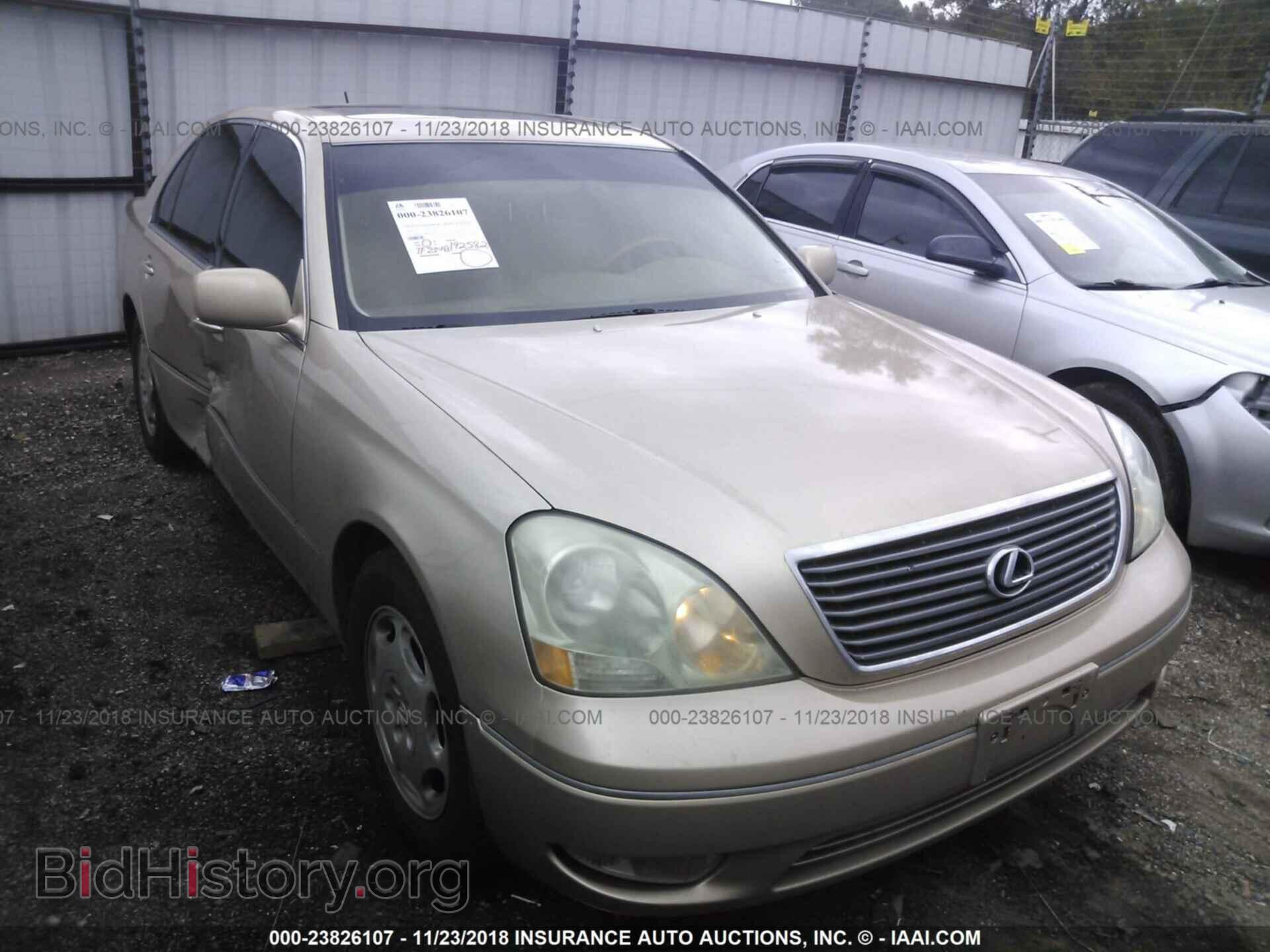 Photo JTHBN30F810003583 - LEXUS LS 2001