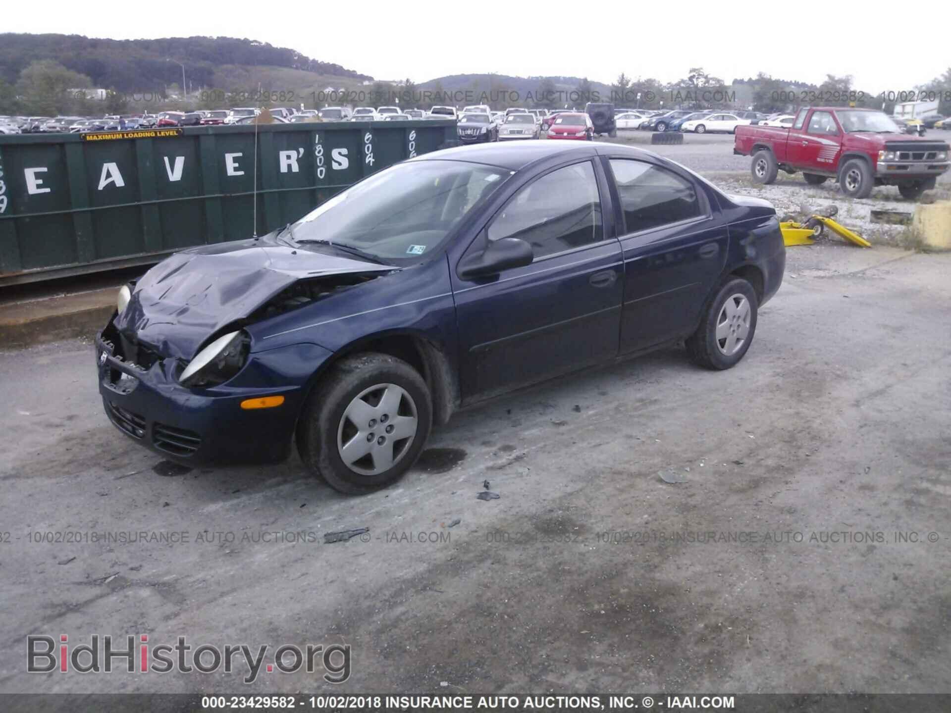 2005 DODGE NEON - VIN: 1B3ES26C25D248765 - Фото 2