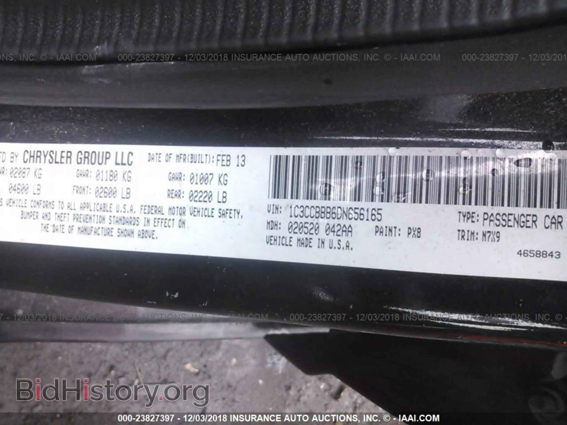 2013 CHRYSLER 200 - VIN: 1C3CCBBB6DN656165 - Photo 9