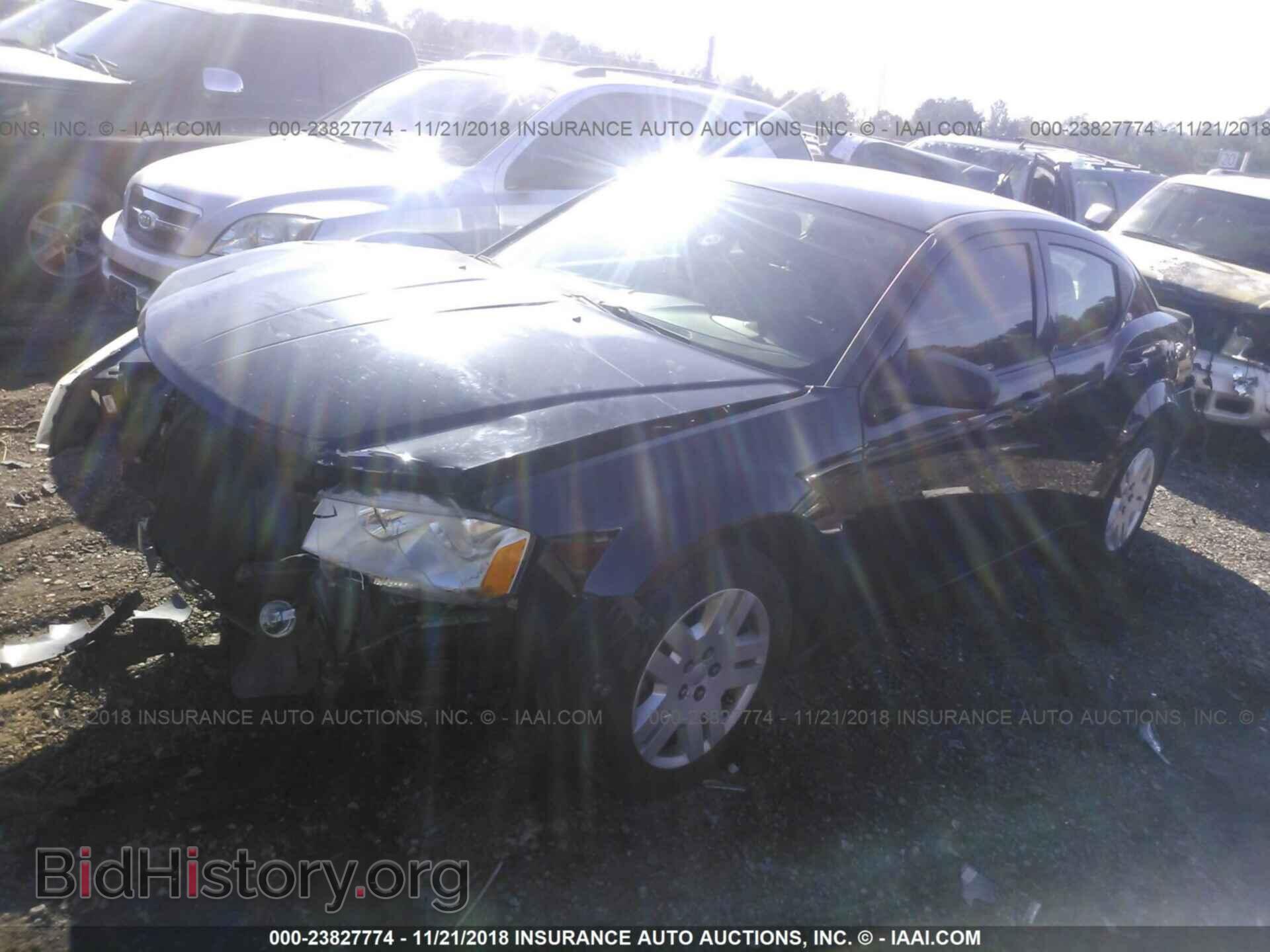 2012 Dodge Avenger - VIN: 1C3CDZAG9CN322066 - Фото 2