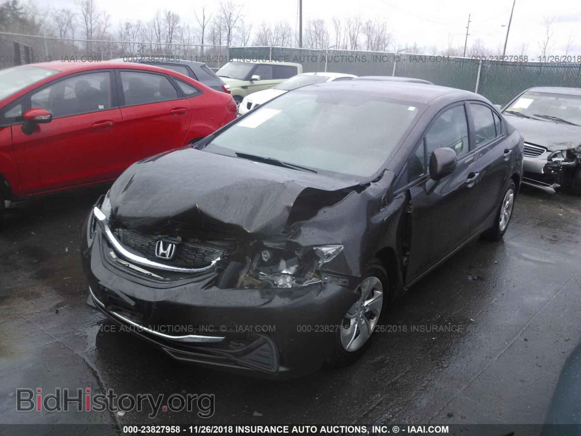 2013 Honda Civic - VIN: 2HGFB2F5XDH601115 - Фото 2